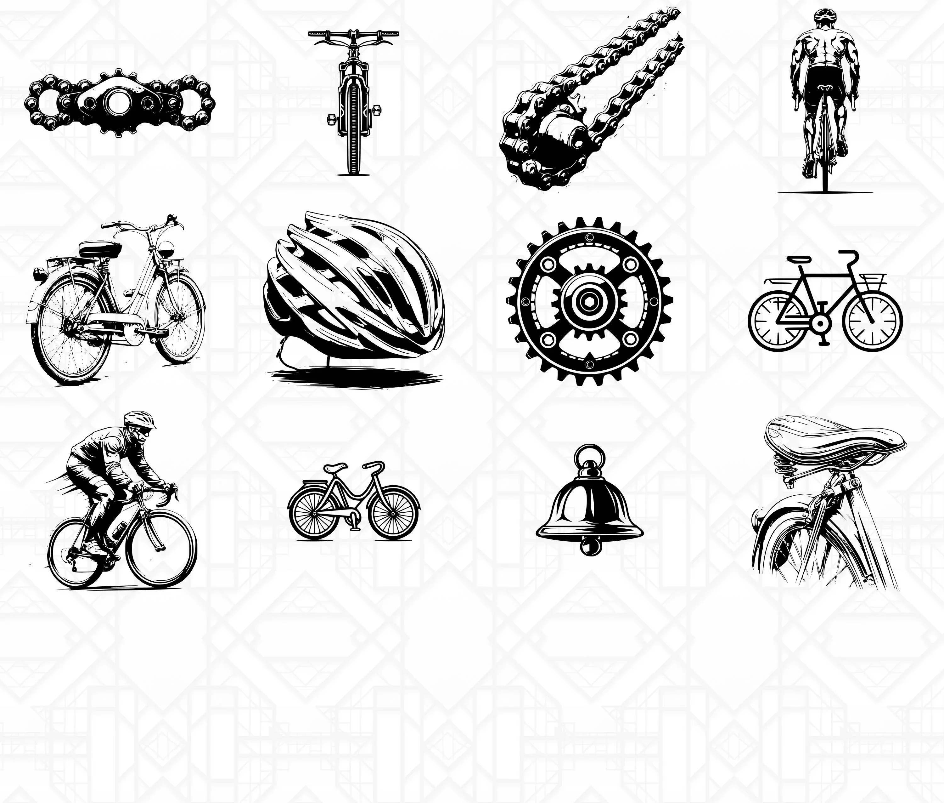 Bicycle Riding SVG Bundle - Image 3