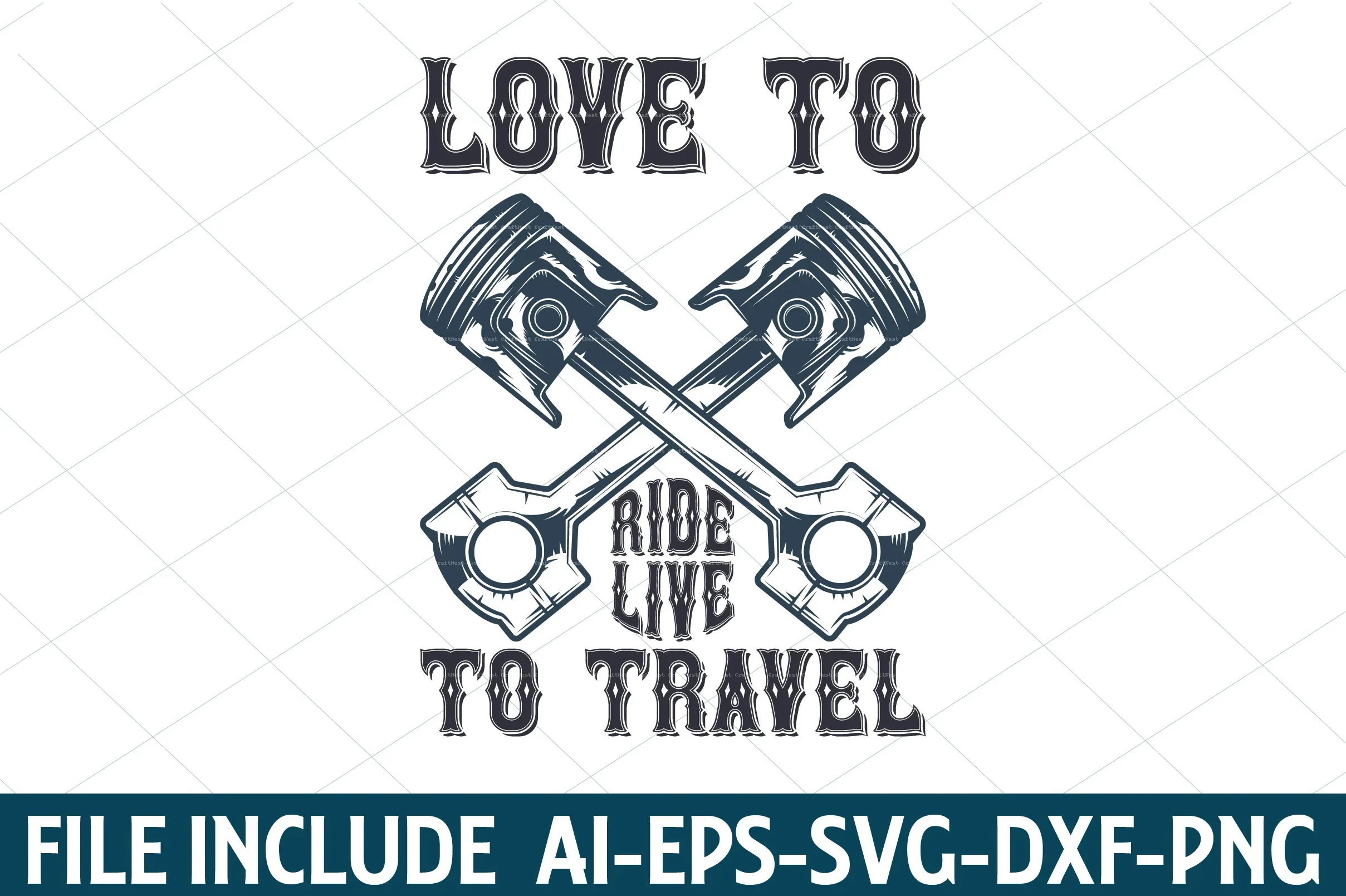 Bikes T-Shirt Design SVG Bundle - Image 4
