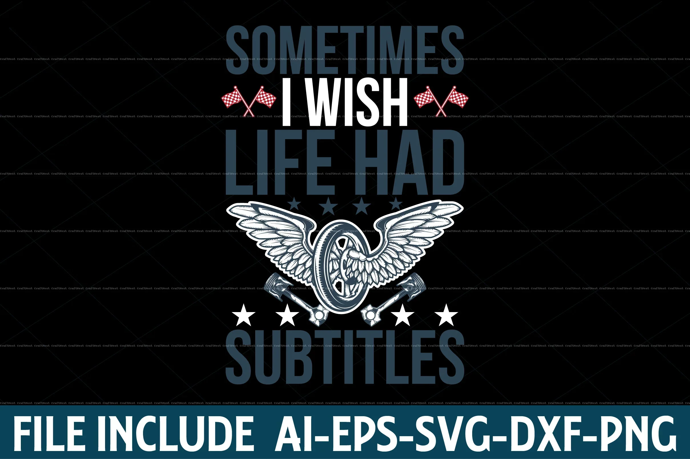 Bikes T-Shirt Design SVG Bundle - Image 6