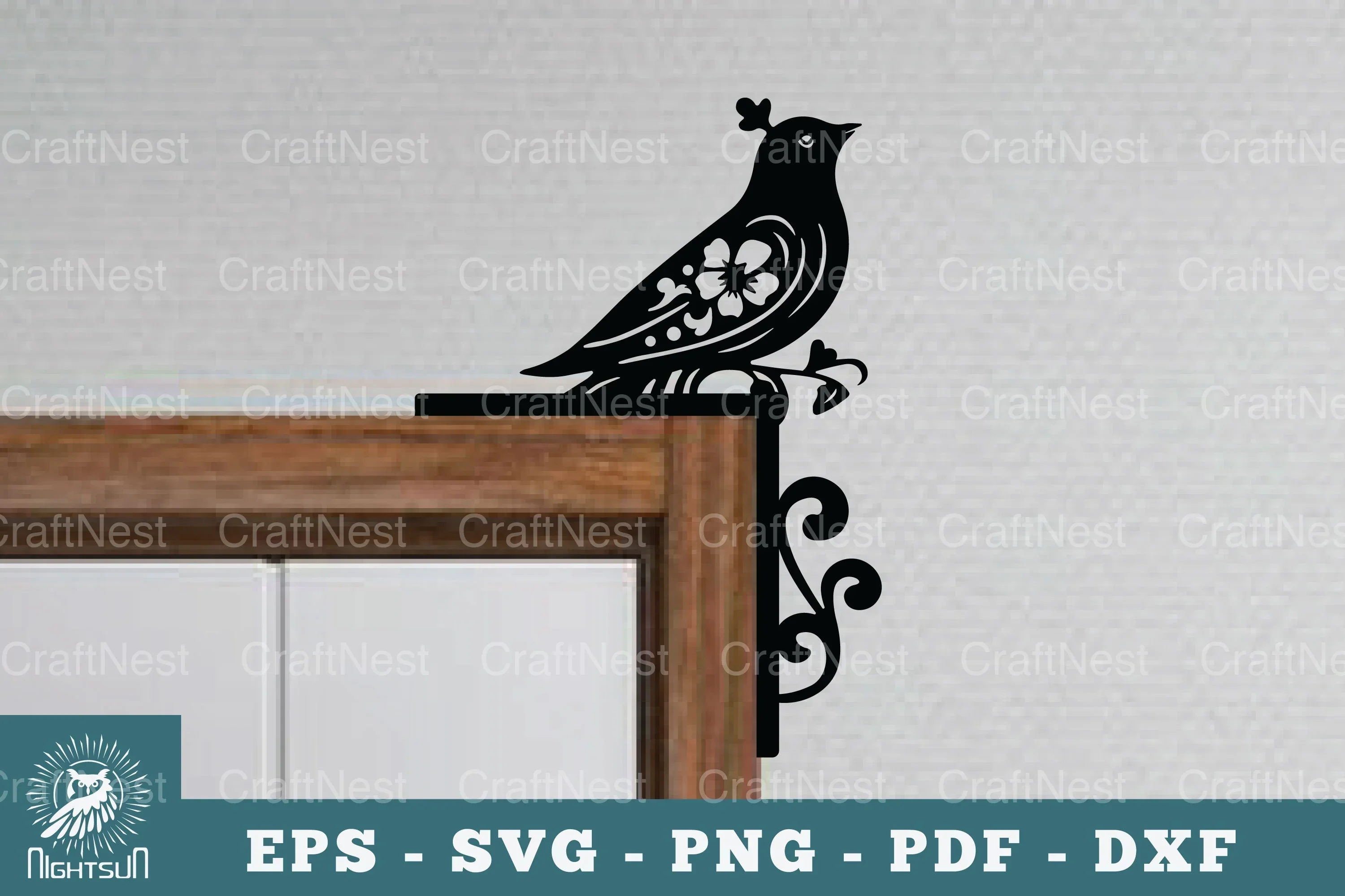 Bird Door Corner Lasercut SVG Bundle