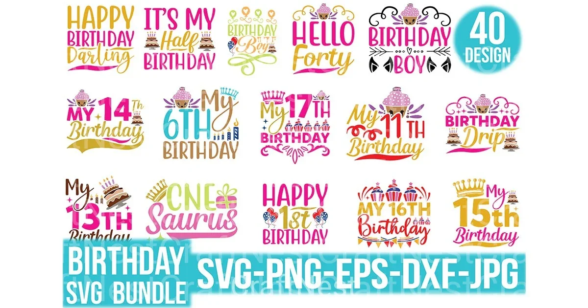 Birthday Design Bundle