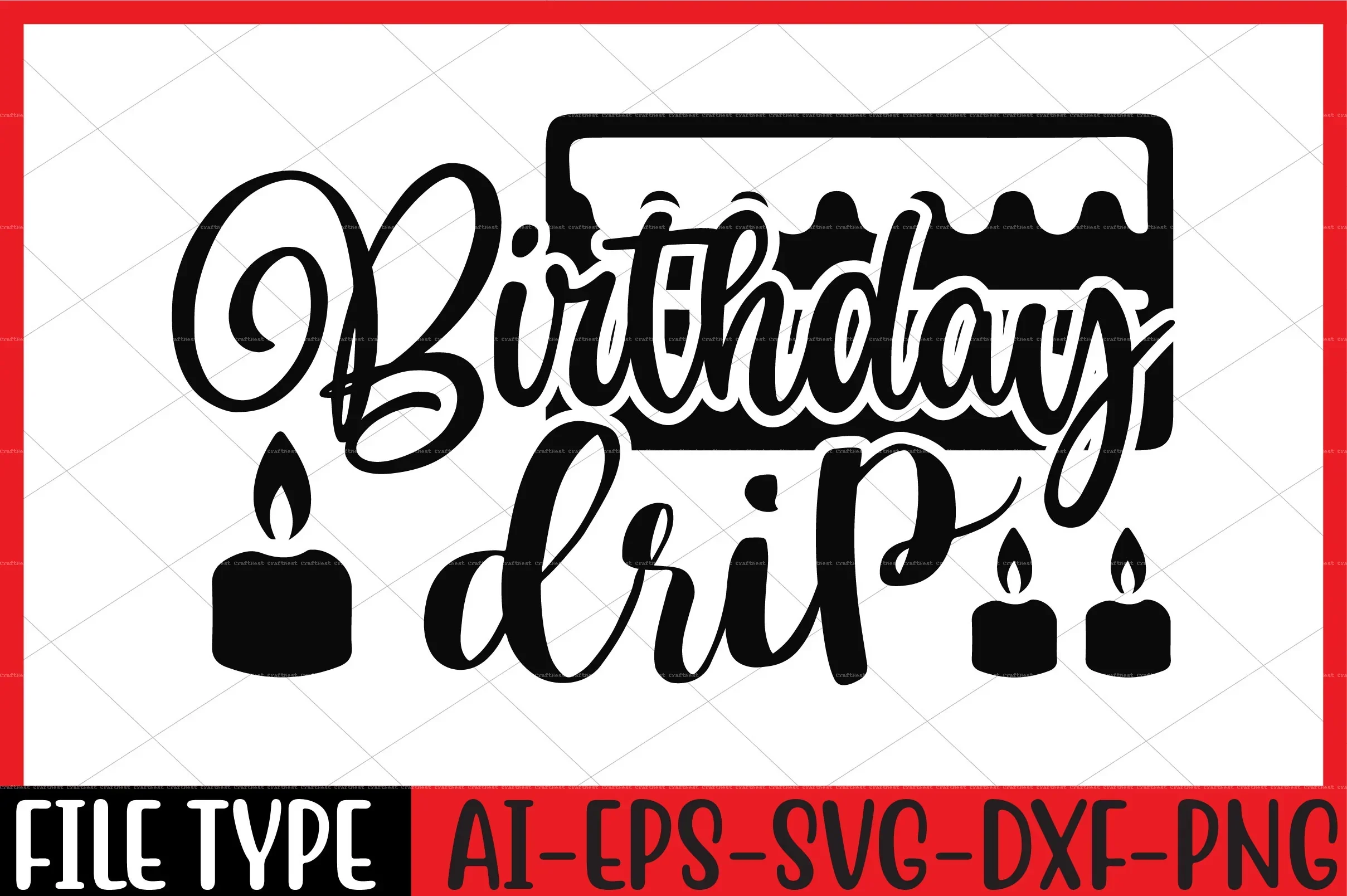 Birthday Design SVG Bundle - Image 5
