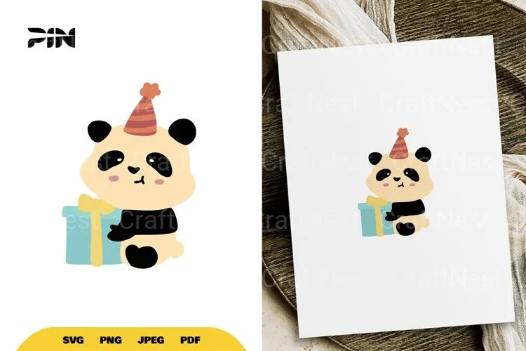 Birthday Panda SVG Bundle