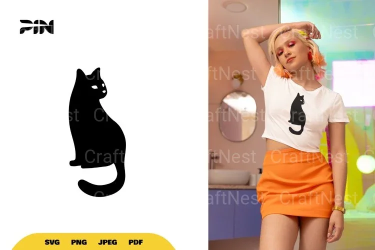Black Cat Halloween SVG Bundle