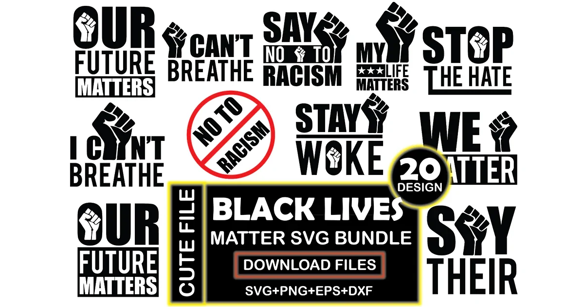 Black Lives Matter SVG Bundle - Image 3