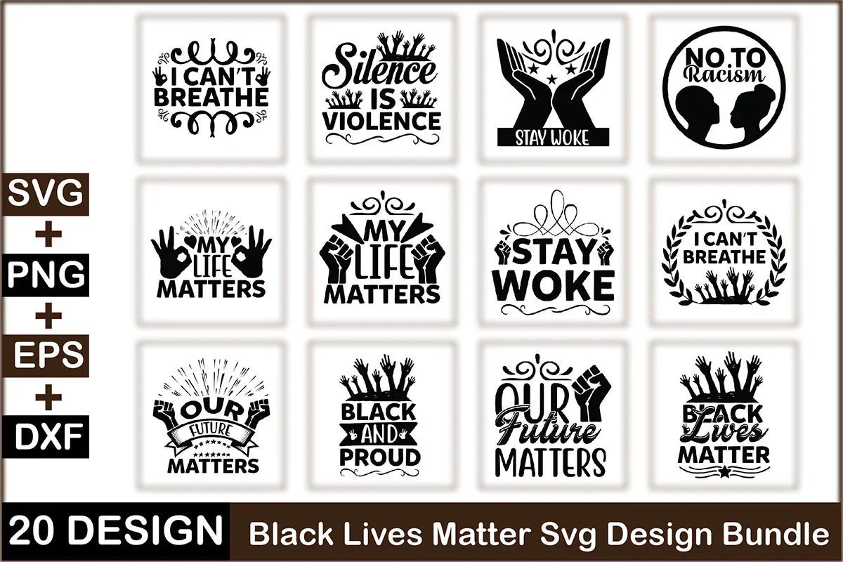 Black Lives Matter SVG Bundle - Image 2