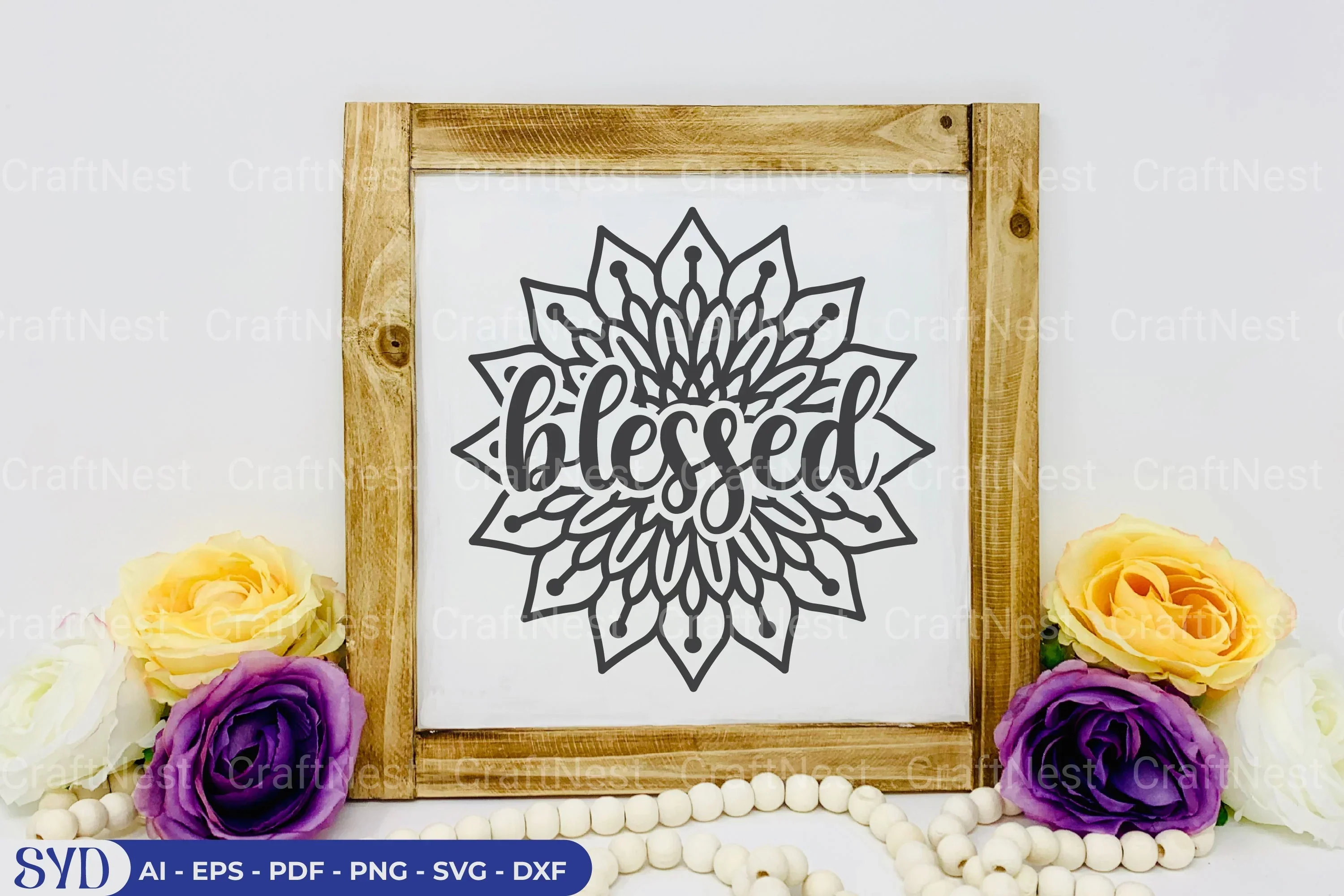 Blessed Mandala SVG Bundle