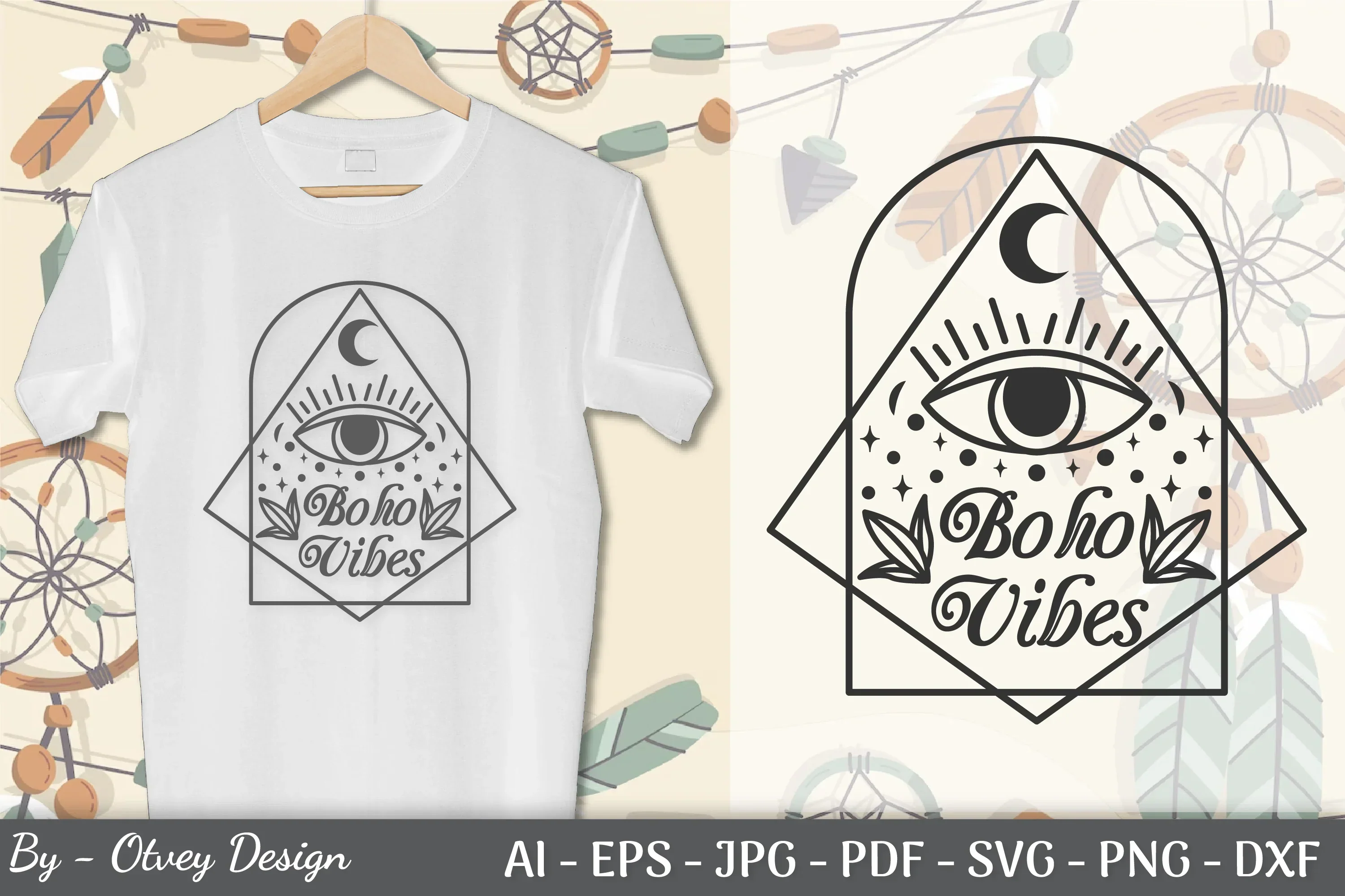 Boho Celestial SVG Bundle