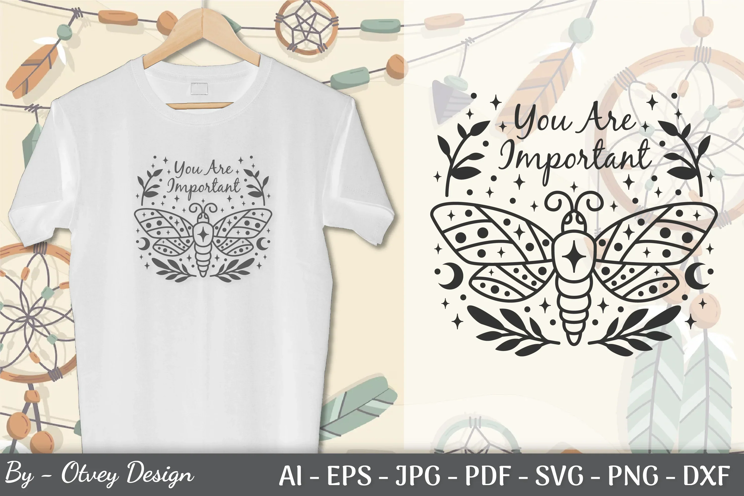 Boho Celestial SVG Bundle