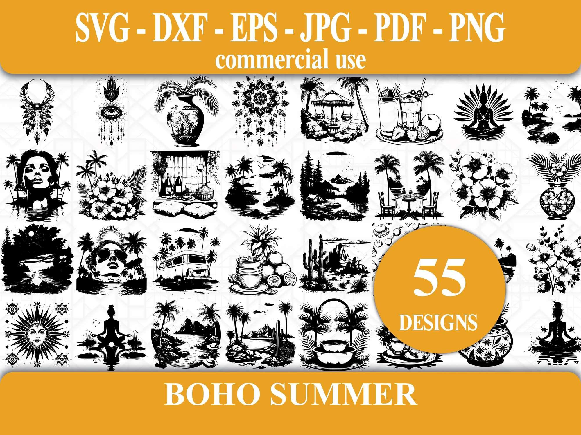 Boho Summer SVG Bundle