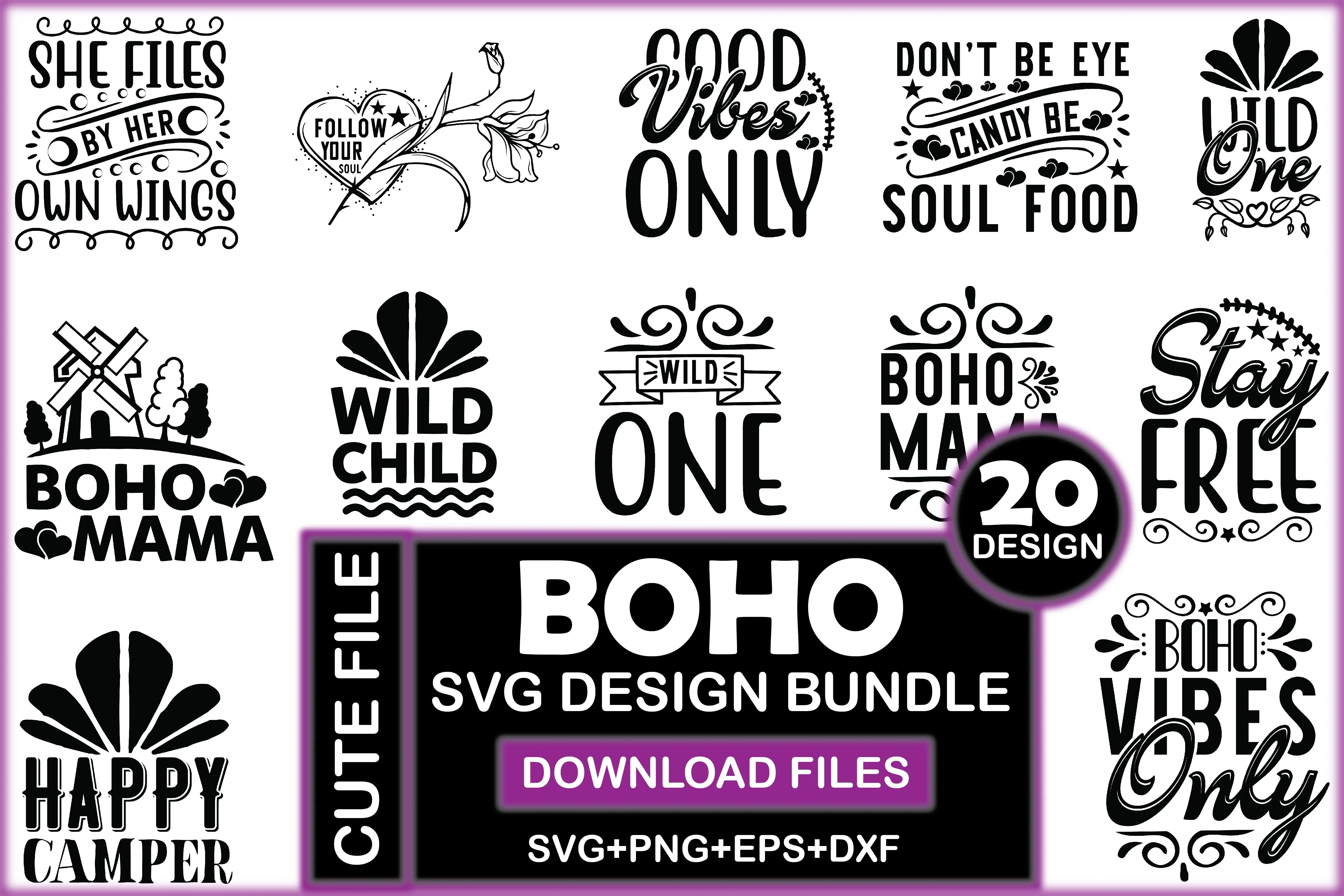 Boho SVG Bundle