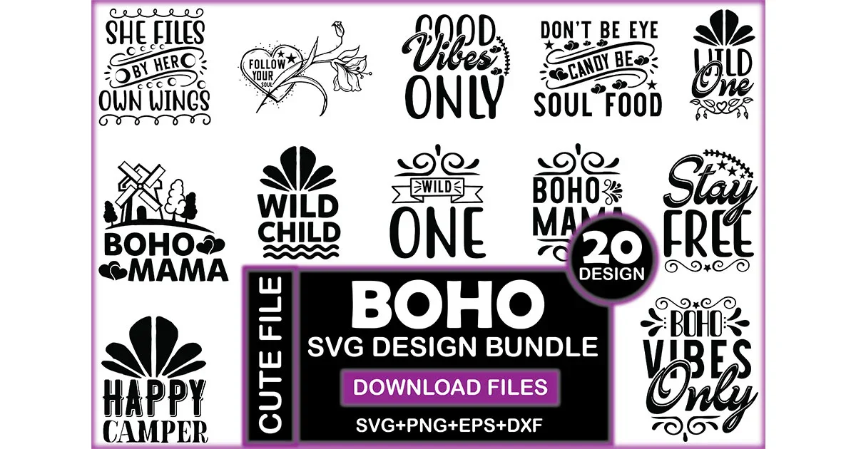 Boho SVG Bundle - Image 3
