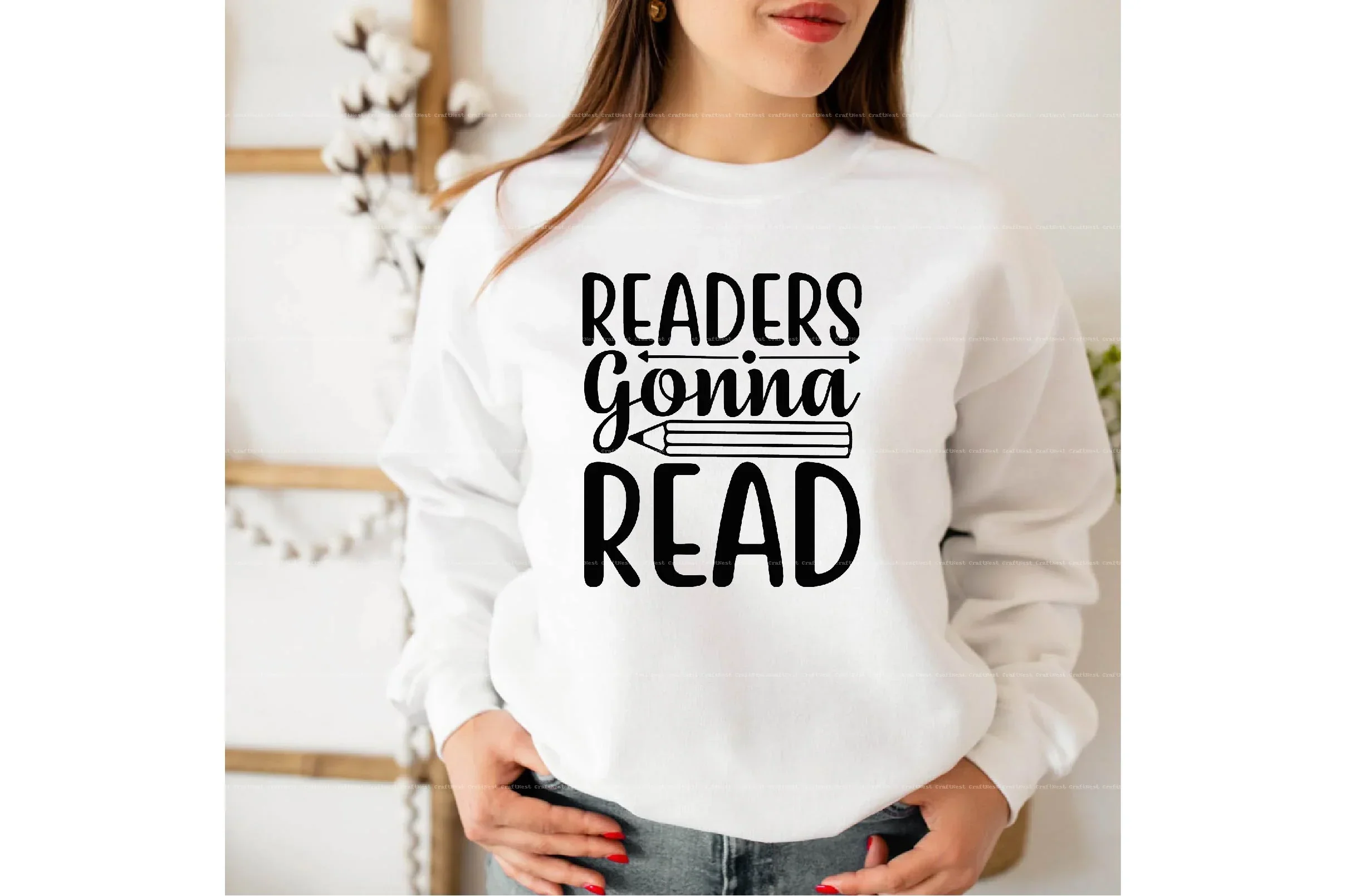 Book Lover SVG Design Bundle - Image 4