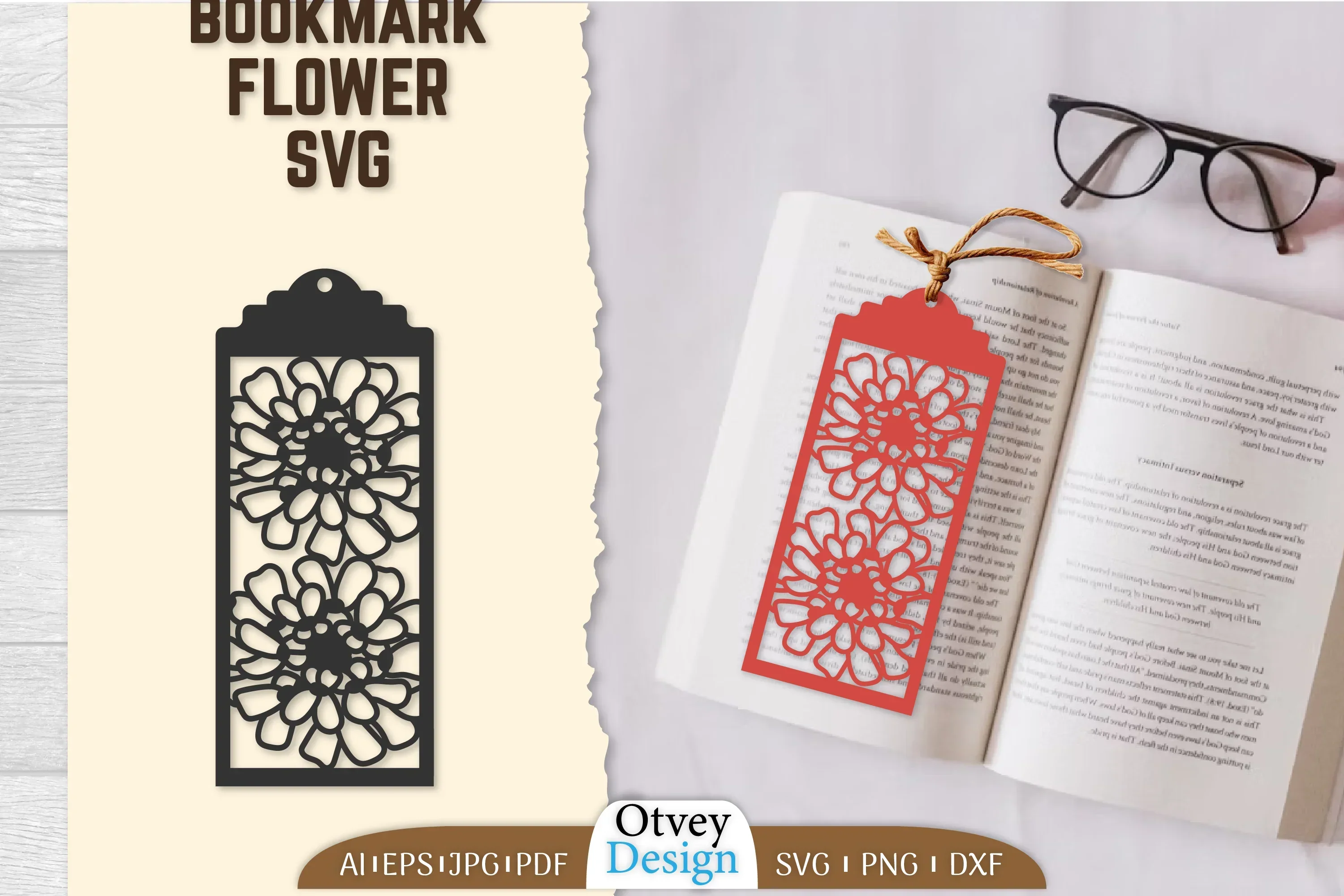 Bookmark Flower SVG Bundle