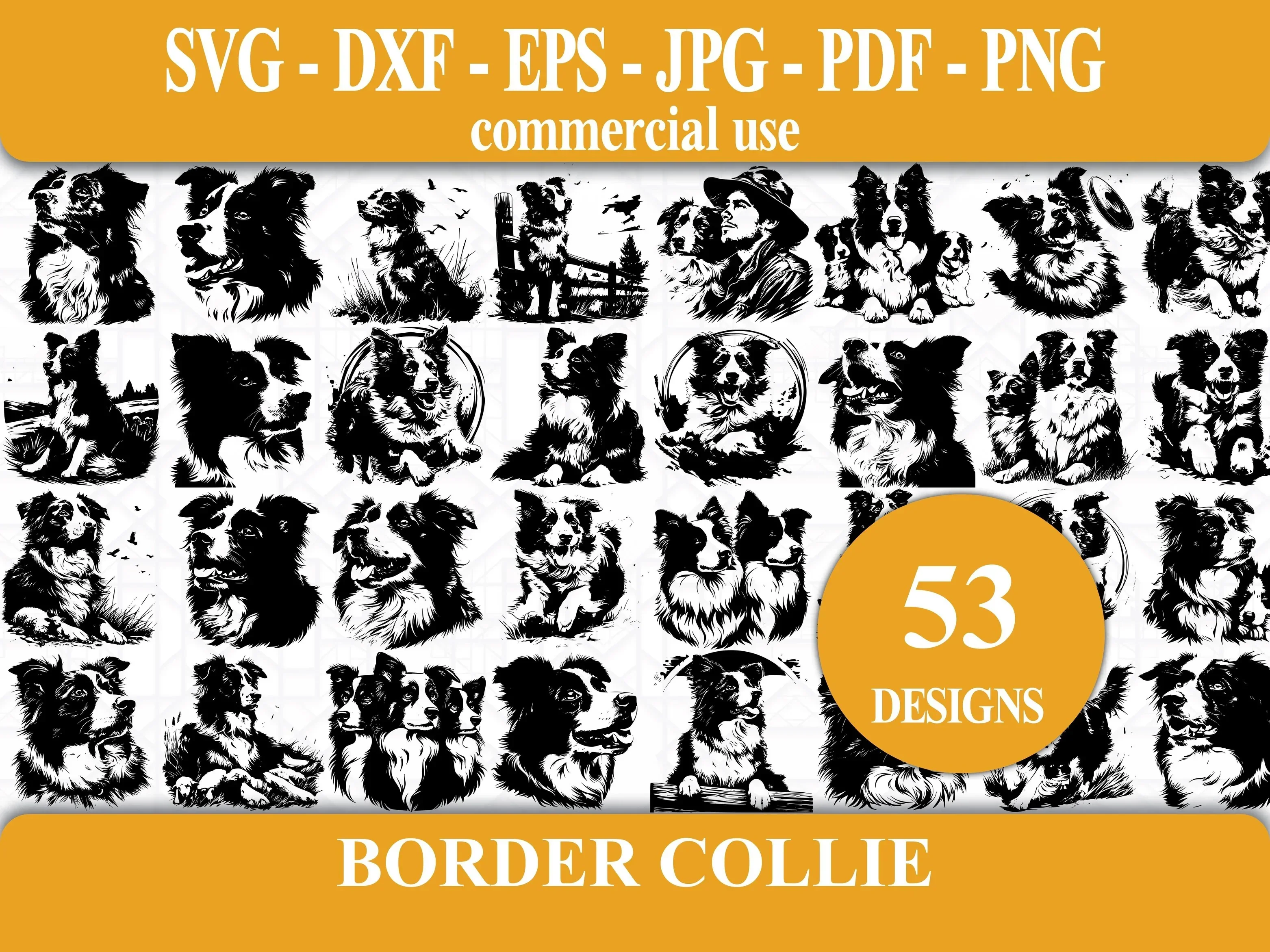 Border Collie SVG Bundle