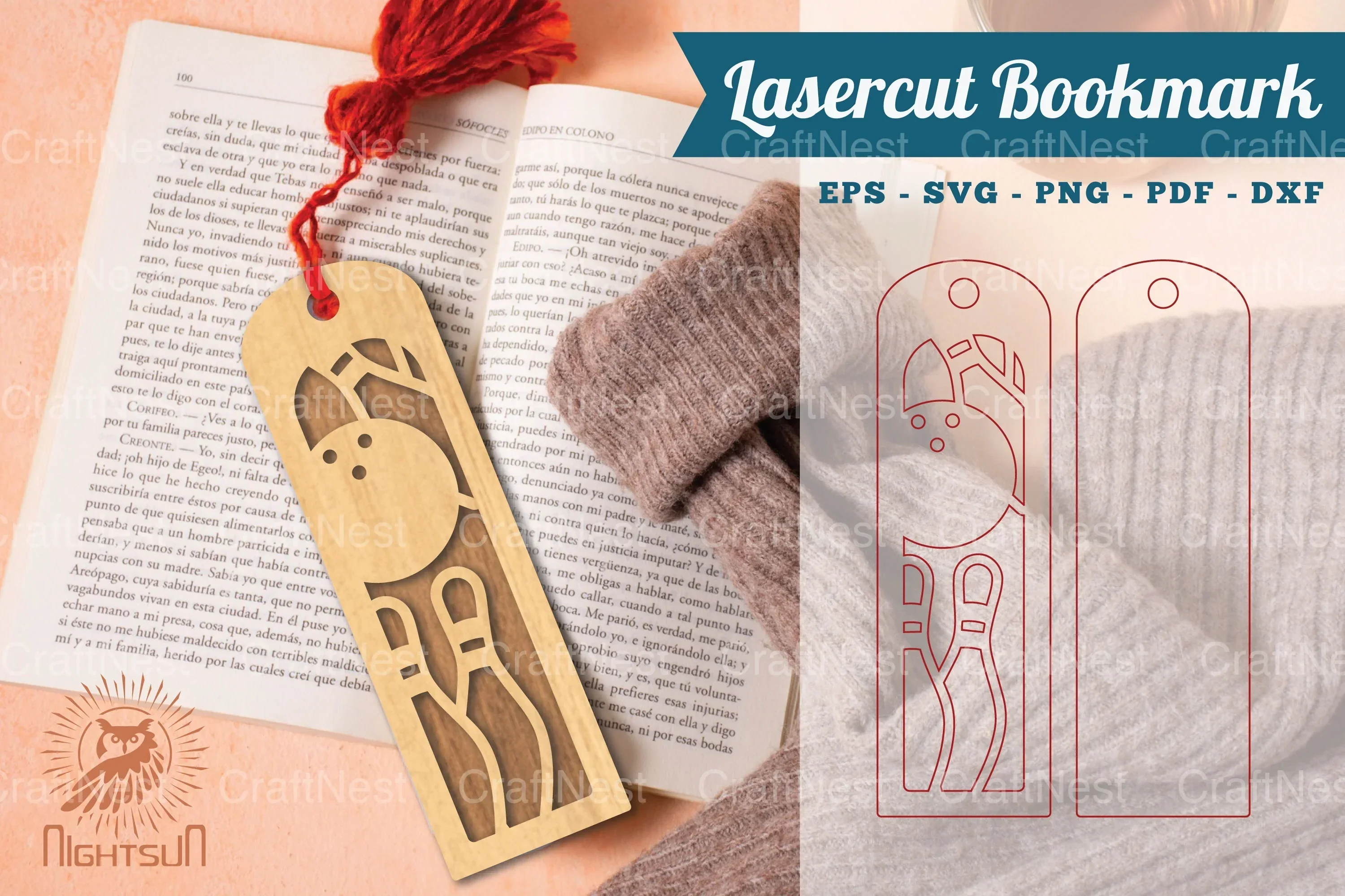 Bowling Laser Cut Bookmarks Bundle