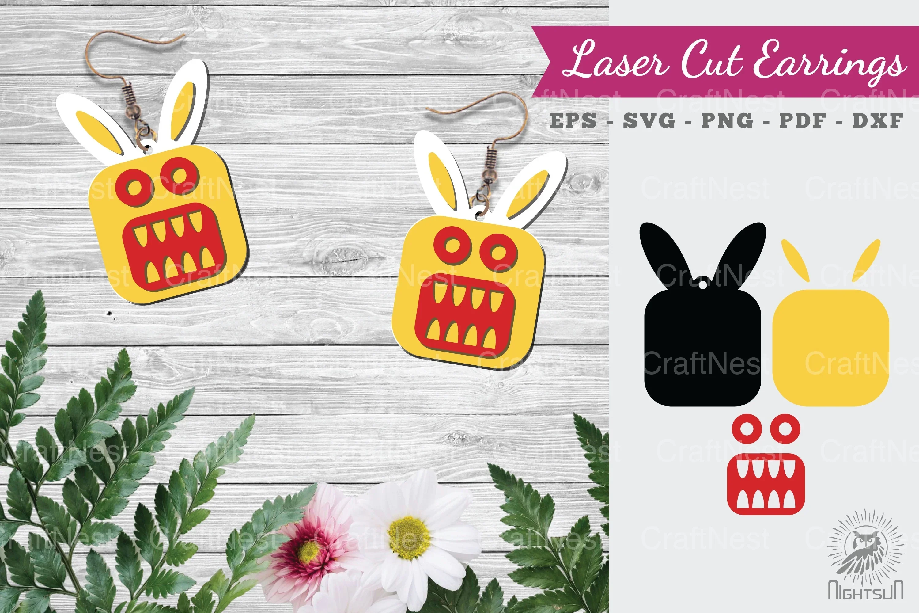 Bunny Wind Spinner SVG Bundle