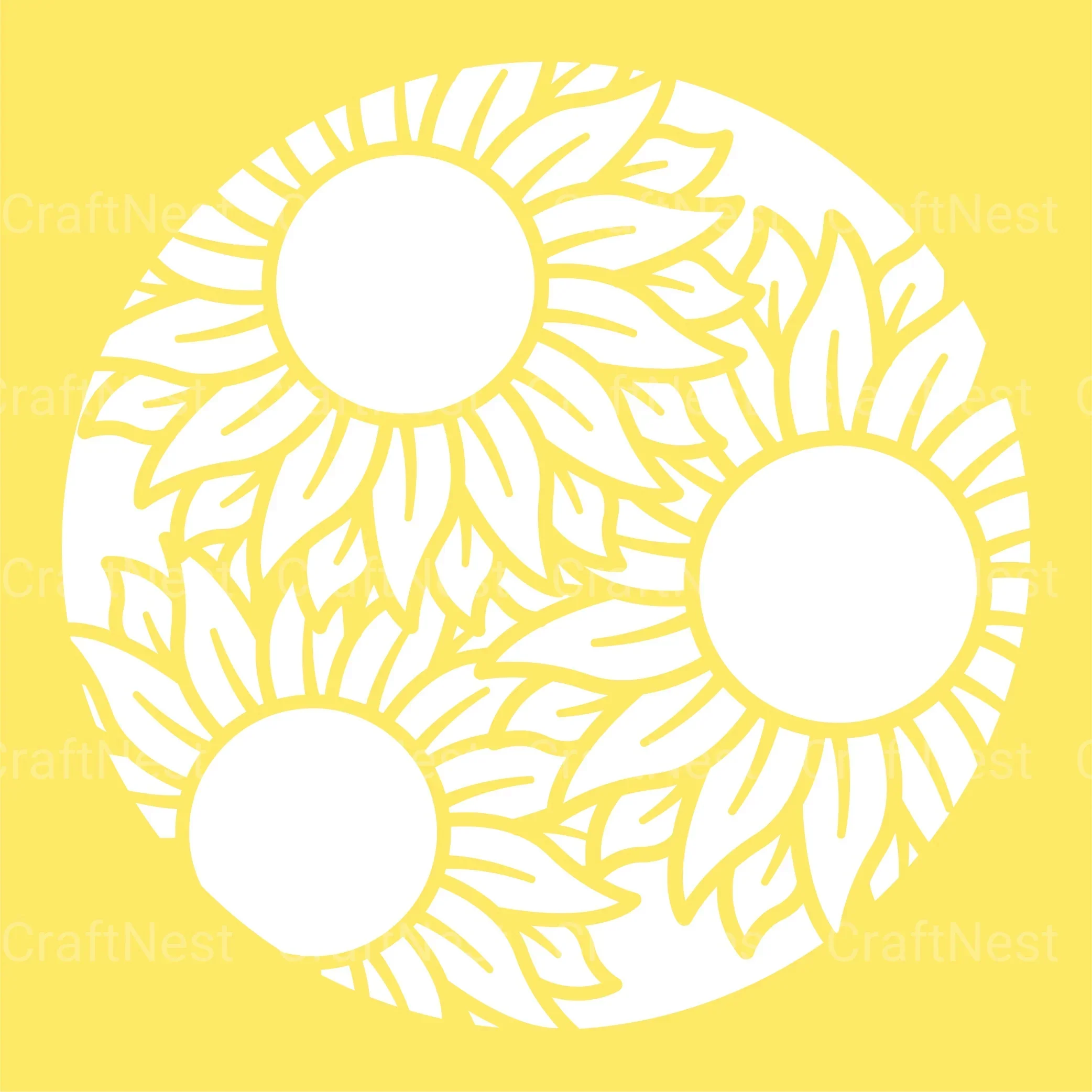Butterfly and Sunflower 3D Layered Papercut Clipart Bundle - Image 4