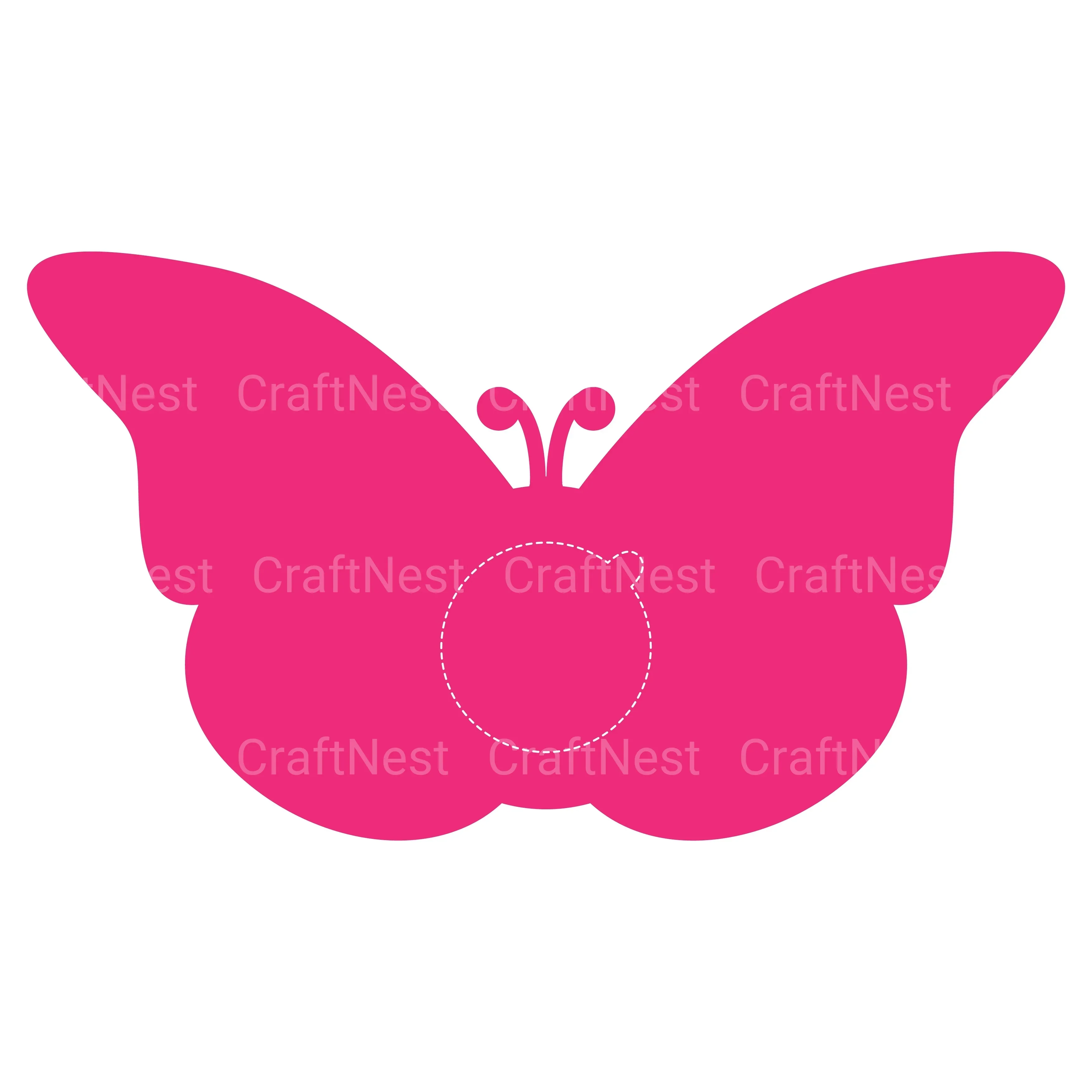 Butterfly Candy Holder SVG Bundle Clipart - Image 3
