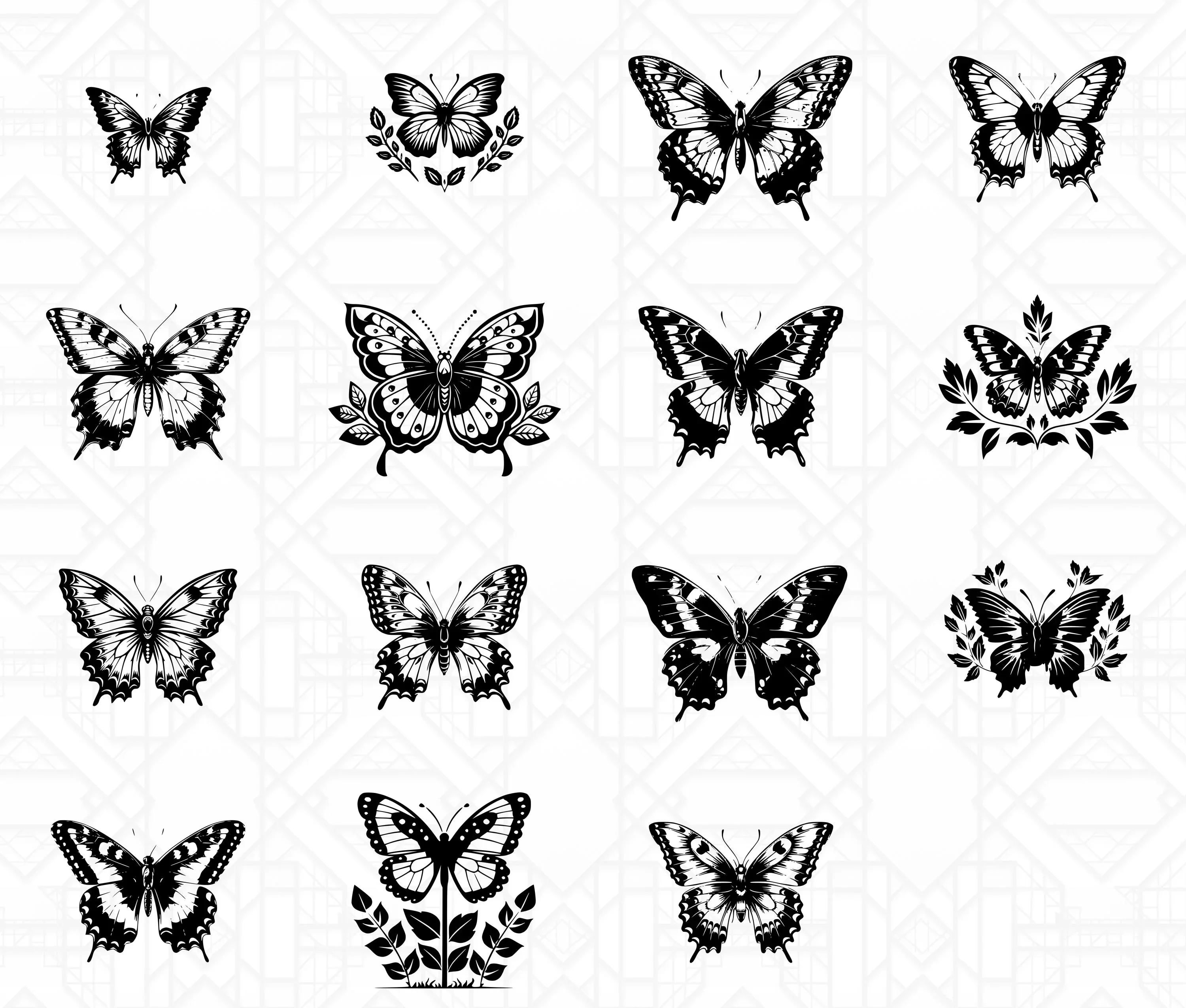 Butterfly Garden SVG Bundle - Image 3