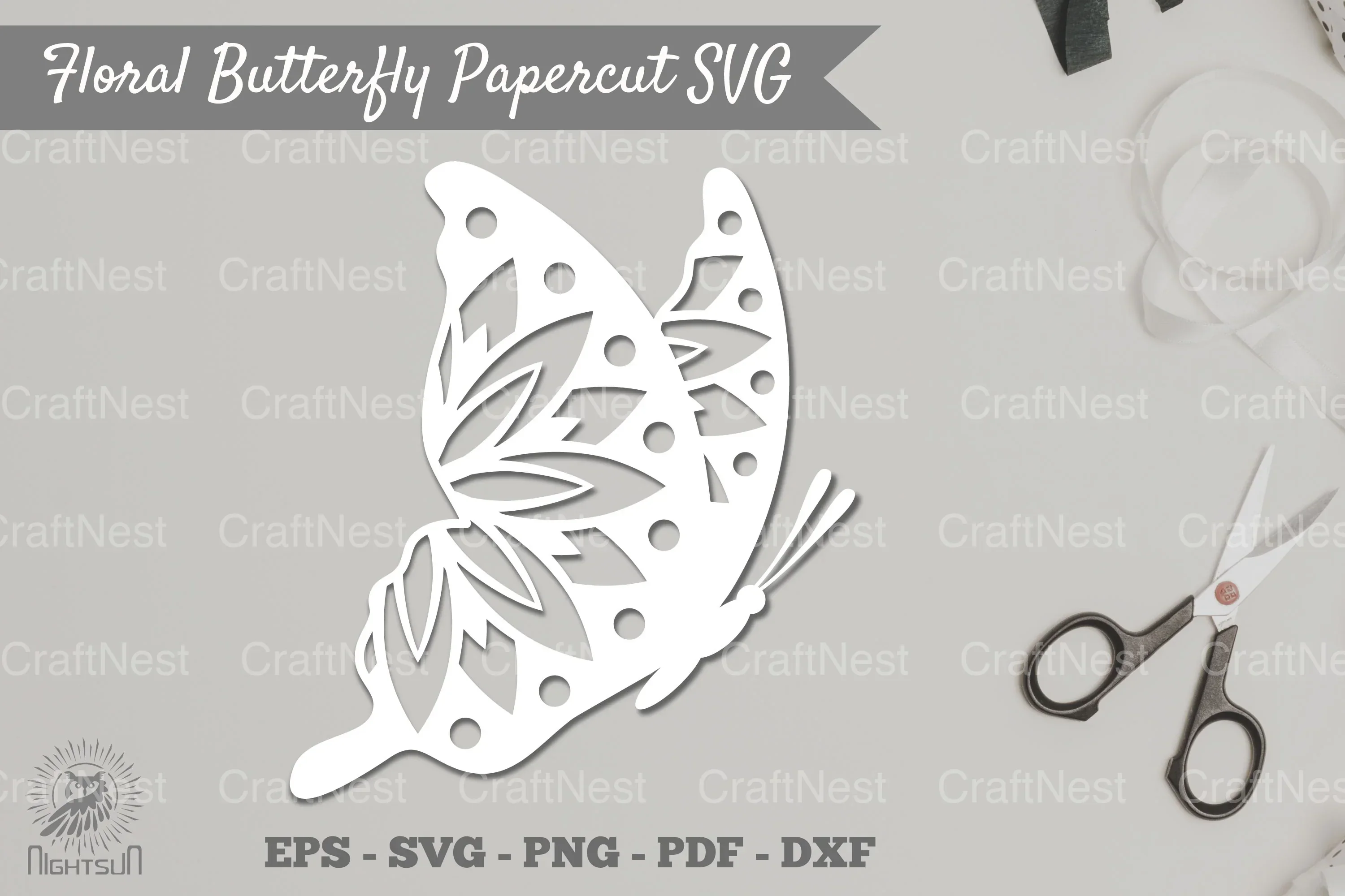 Butterfly Mandala Papercut SVG Bundle