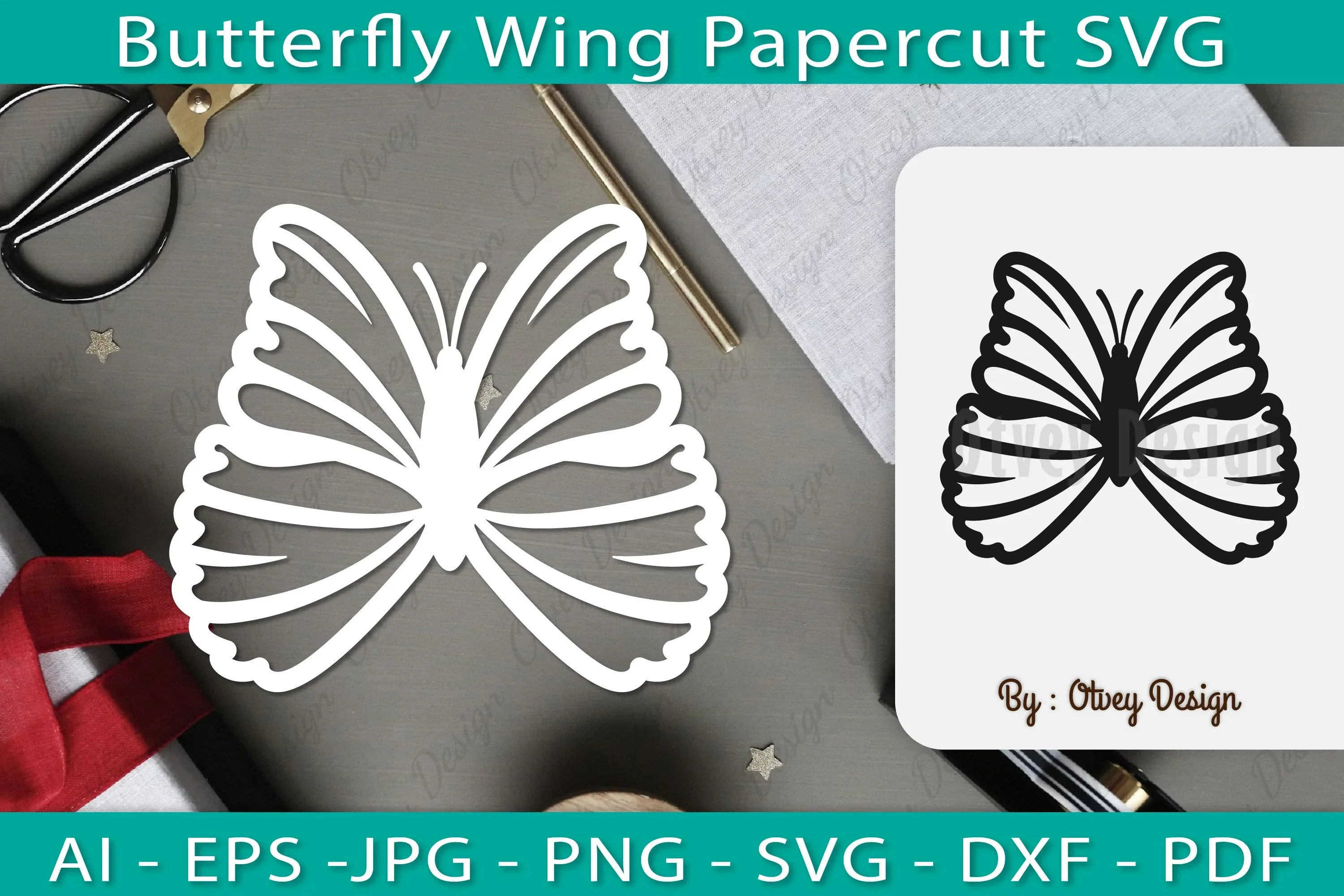 Butterfly Papercut SVG Bundle