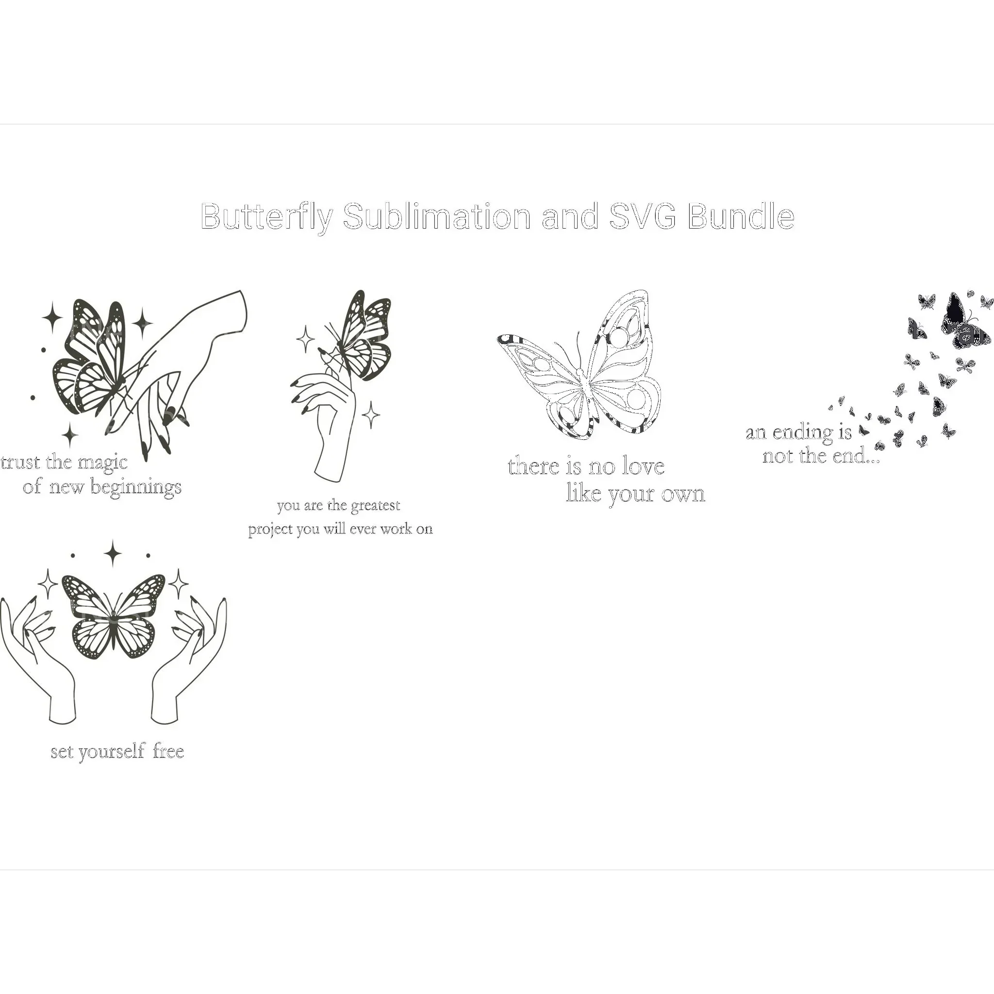 Butterfly SVG Bundle - Image 2