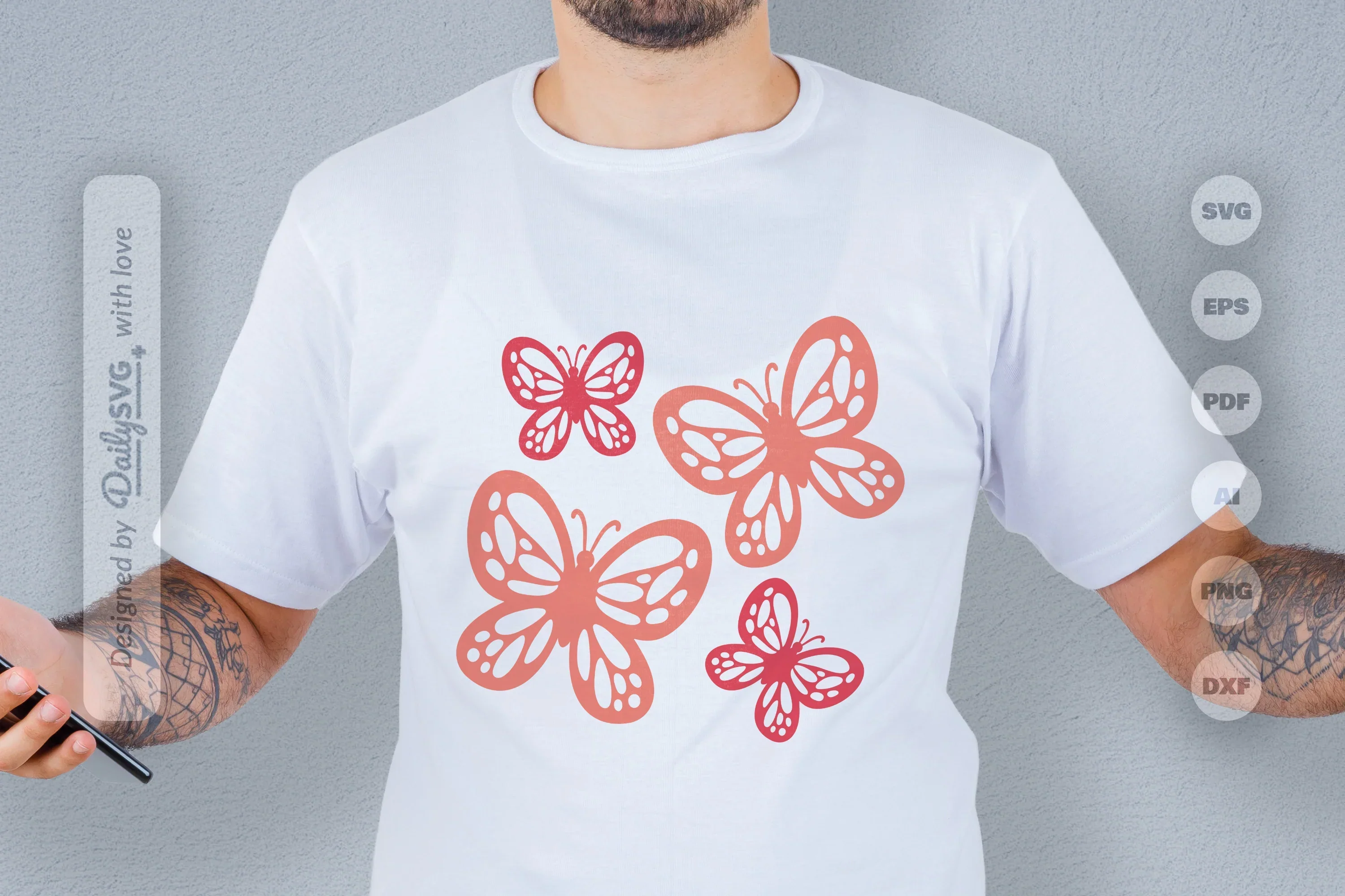 Butterfly SVG Bundle: Stunning Collection for Nature Lovers - Image 3