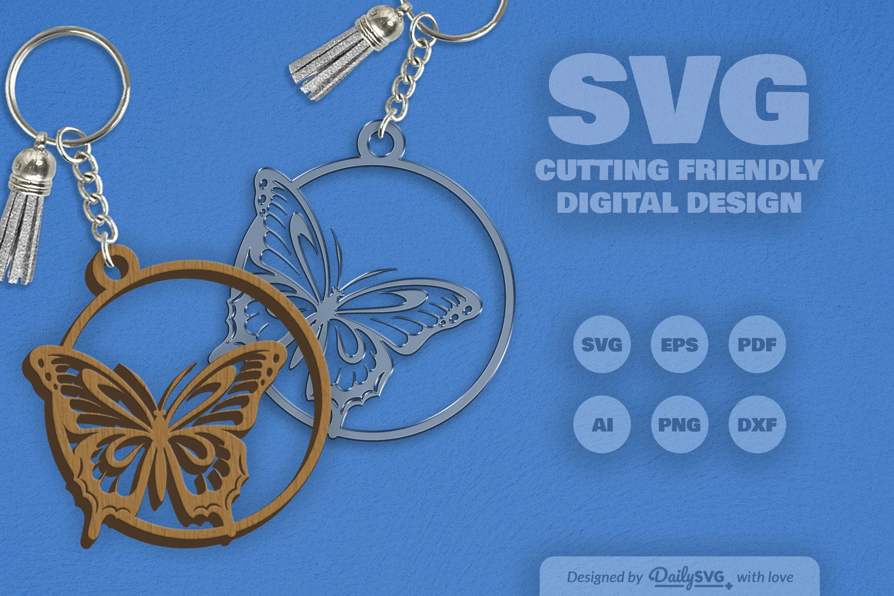 Butterfly SVG Round SVG Bundle - Image 2