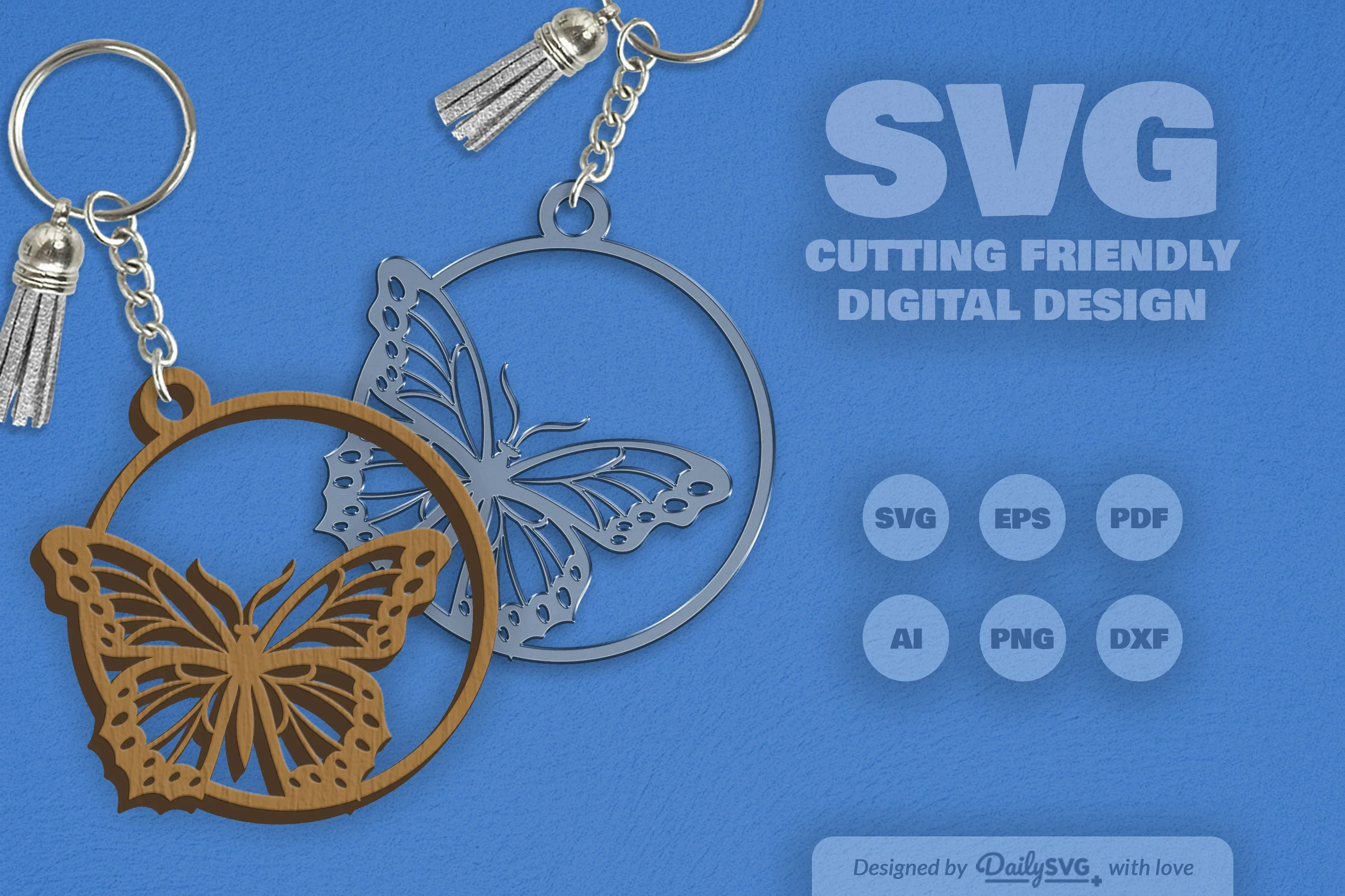 Butterfly SVG Round SVG Bundle - Image 2