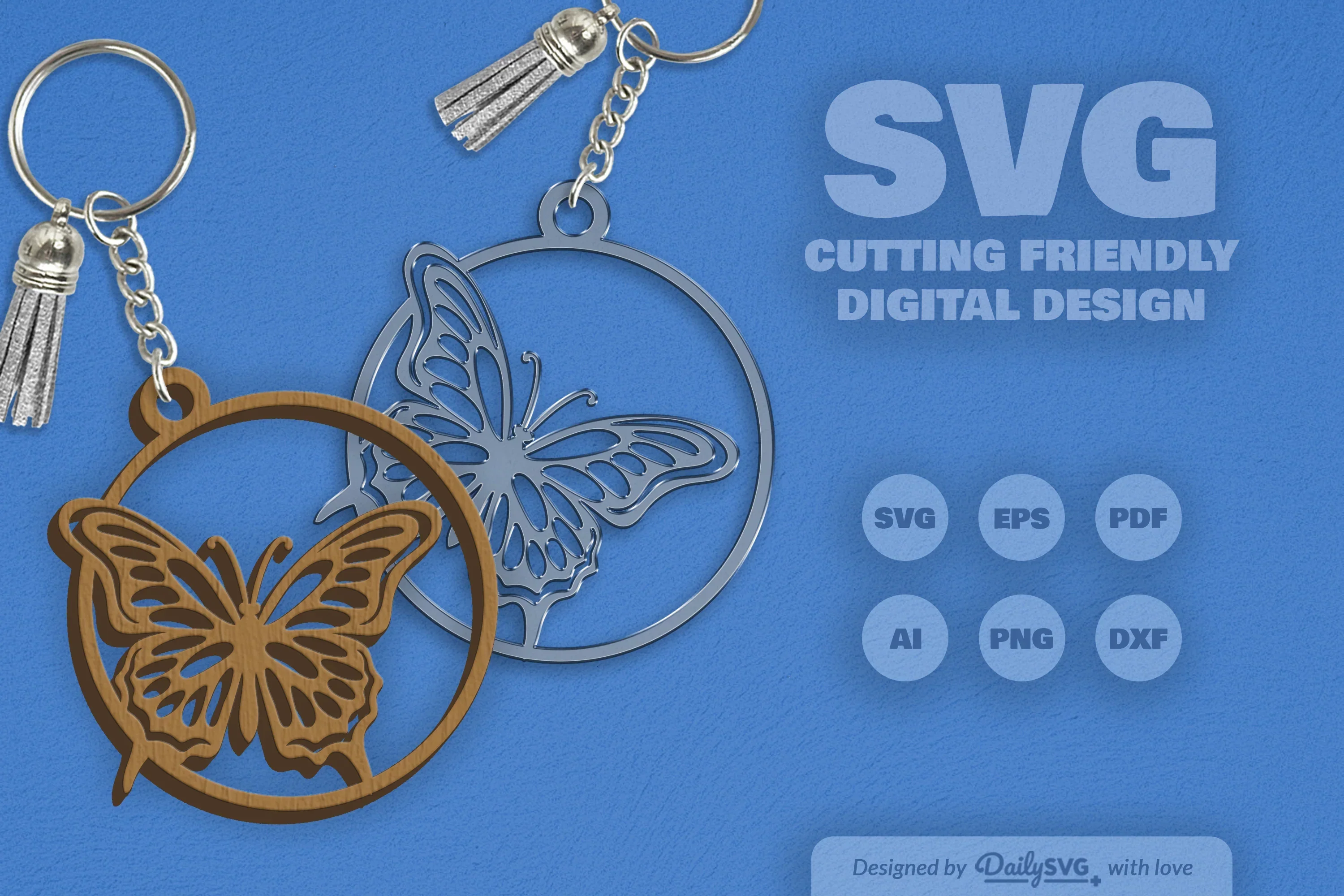 Butterfly SVG Round SVG Bundle - Image 2