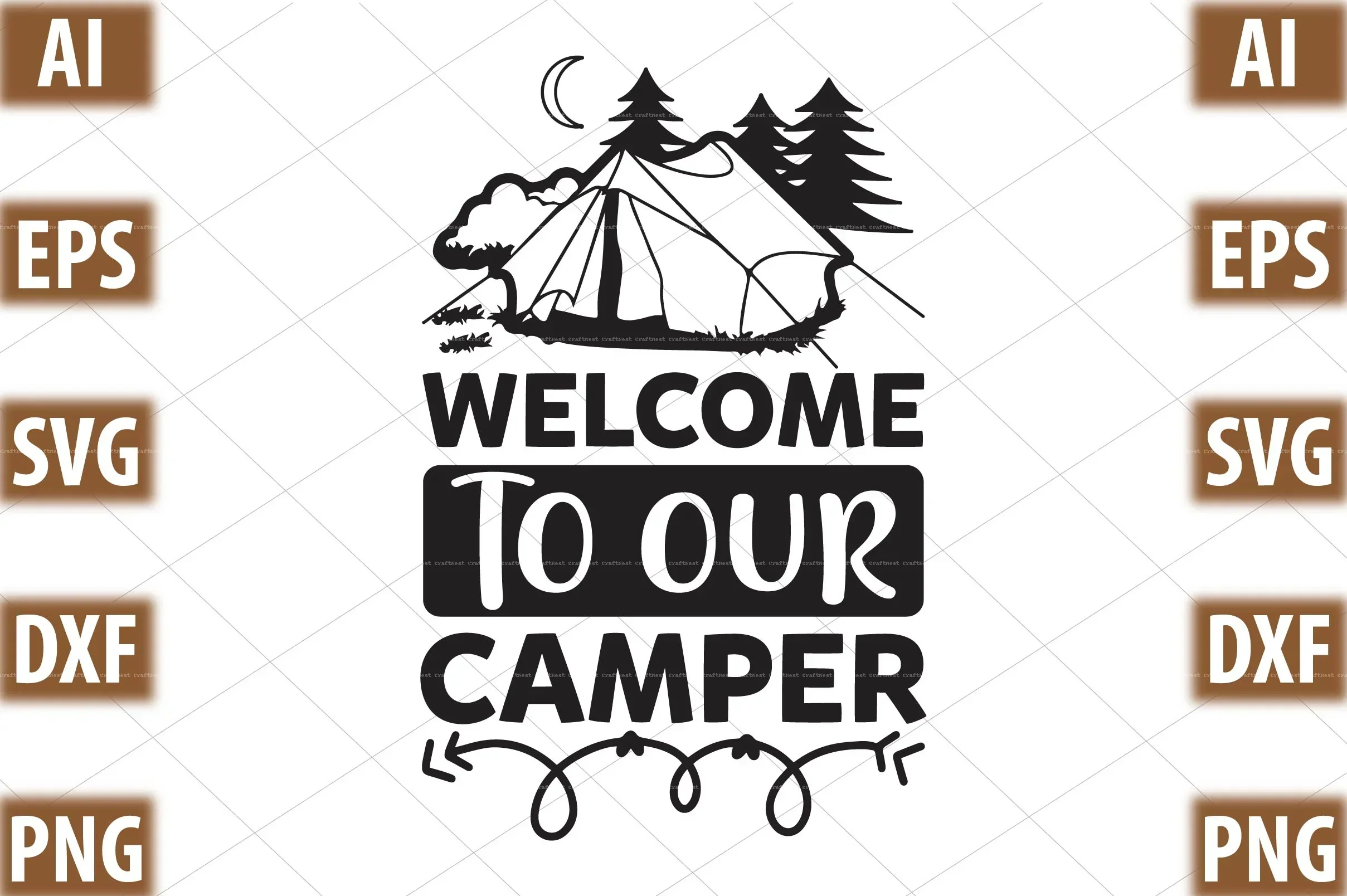 Camping Design SVG Bundle - Image 23