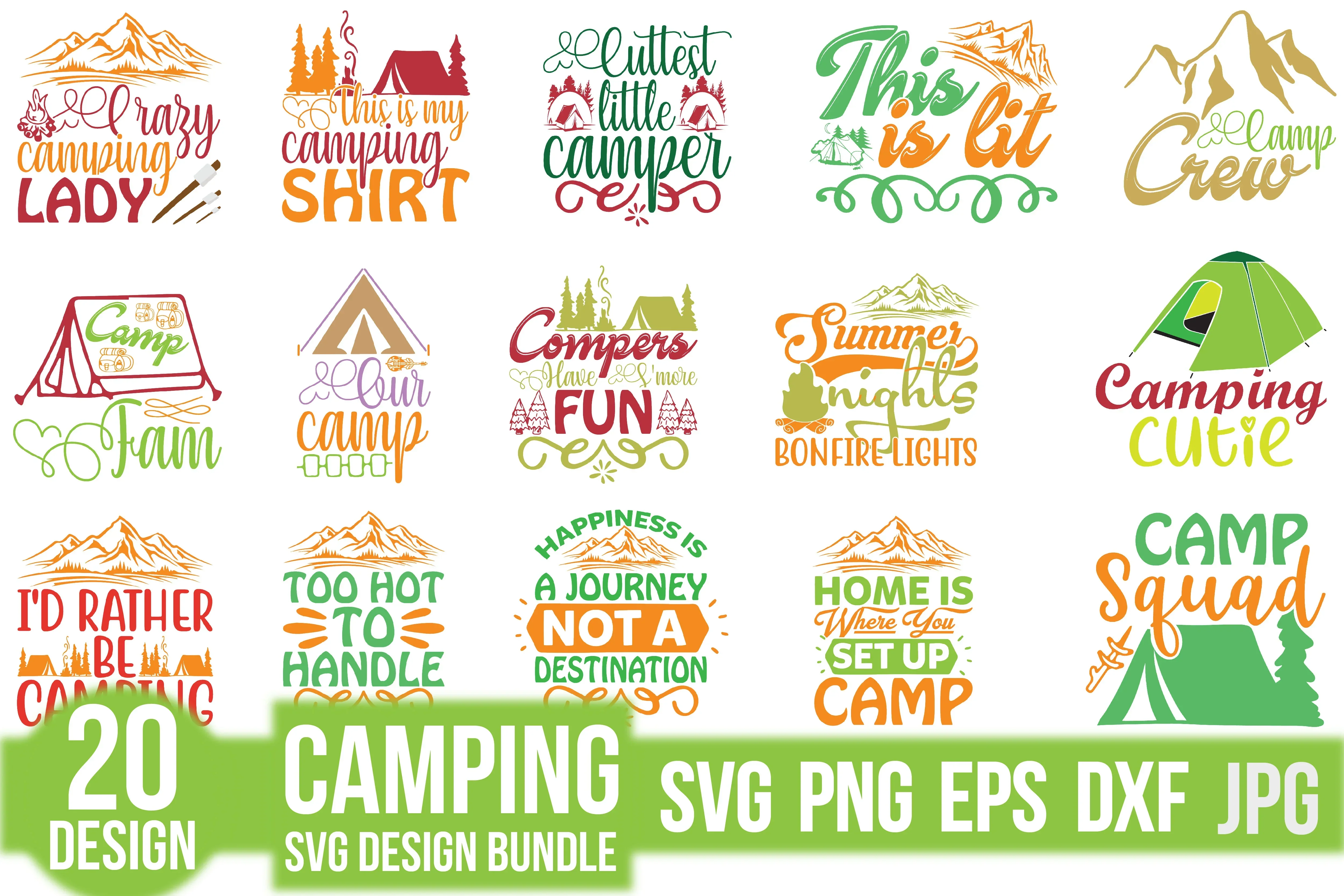 Camping SVG Bundle