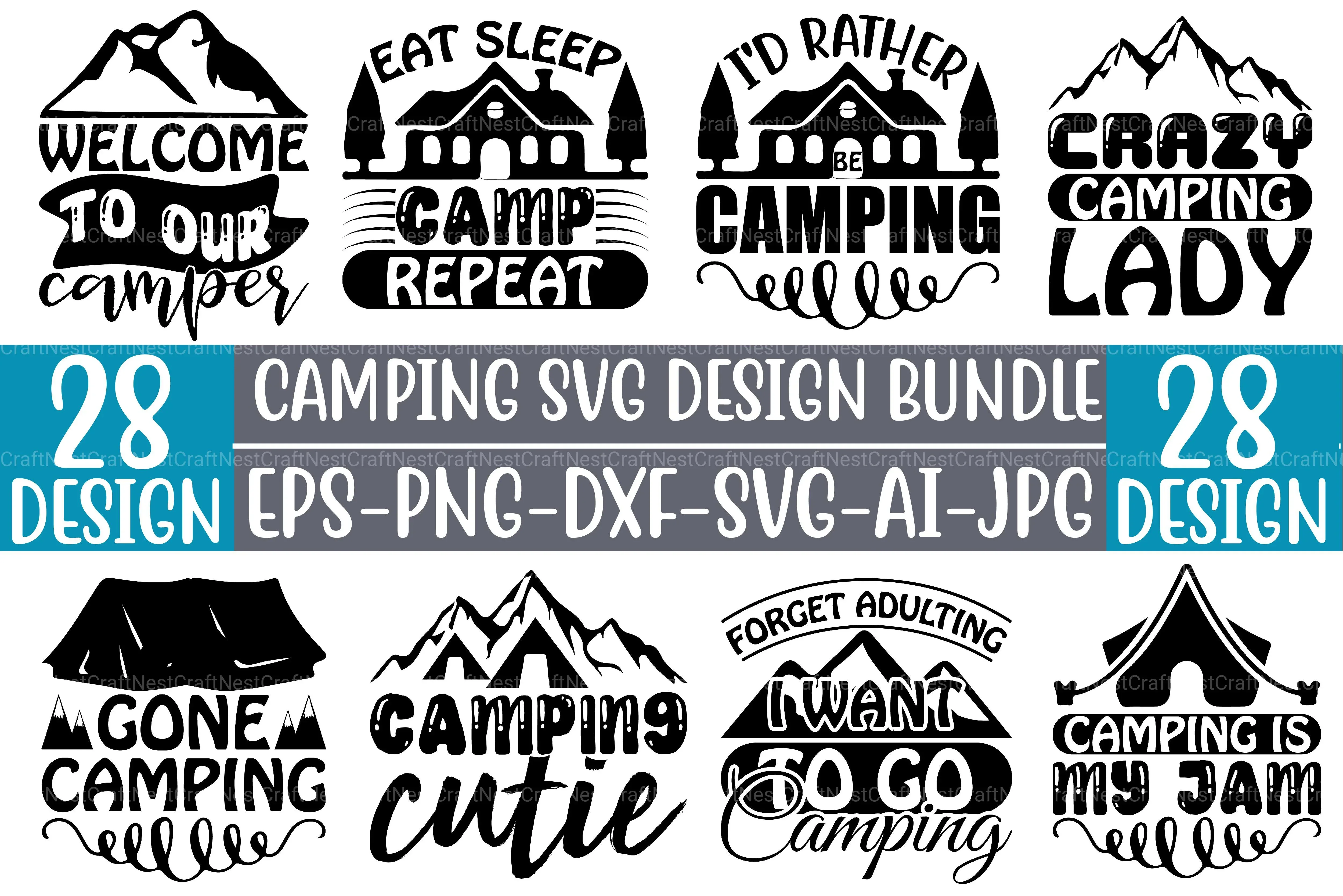 Camping SVG Bundle