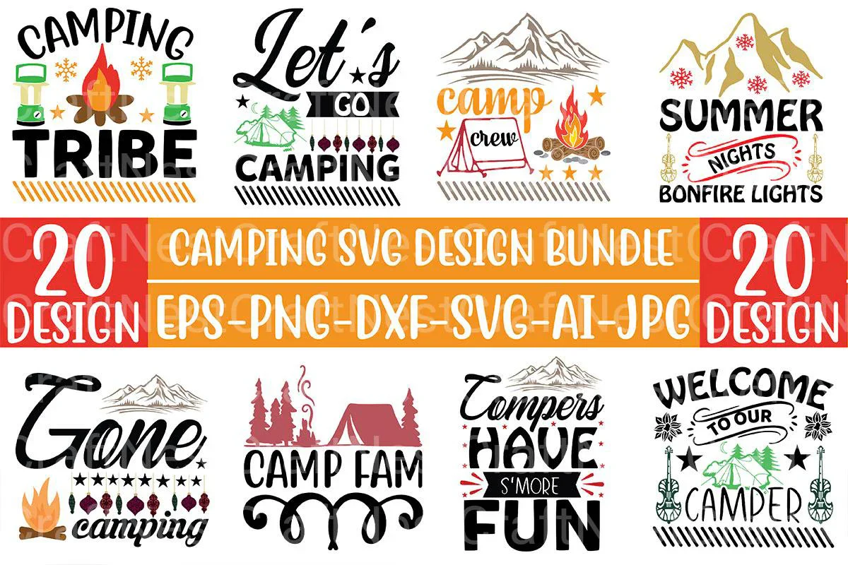 Camping SVG Bundle