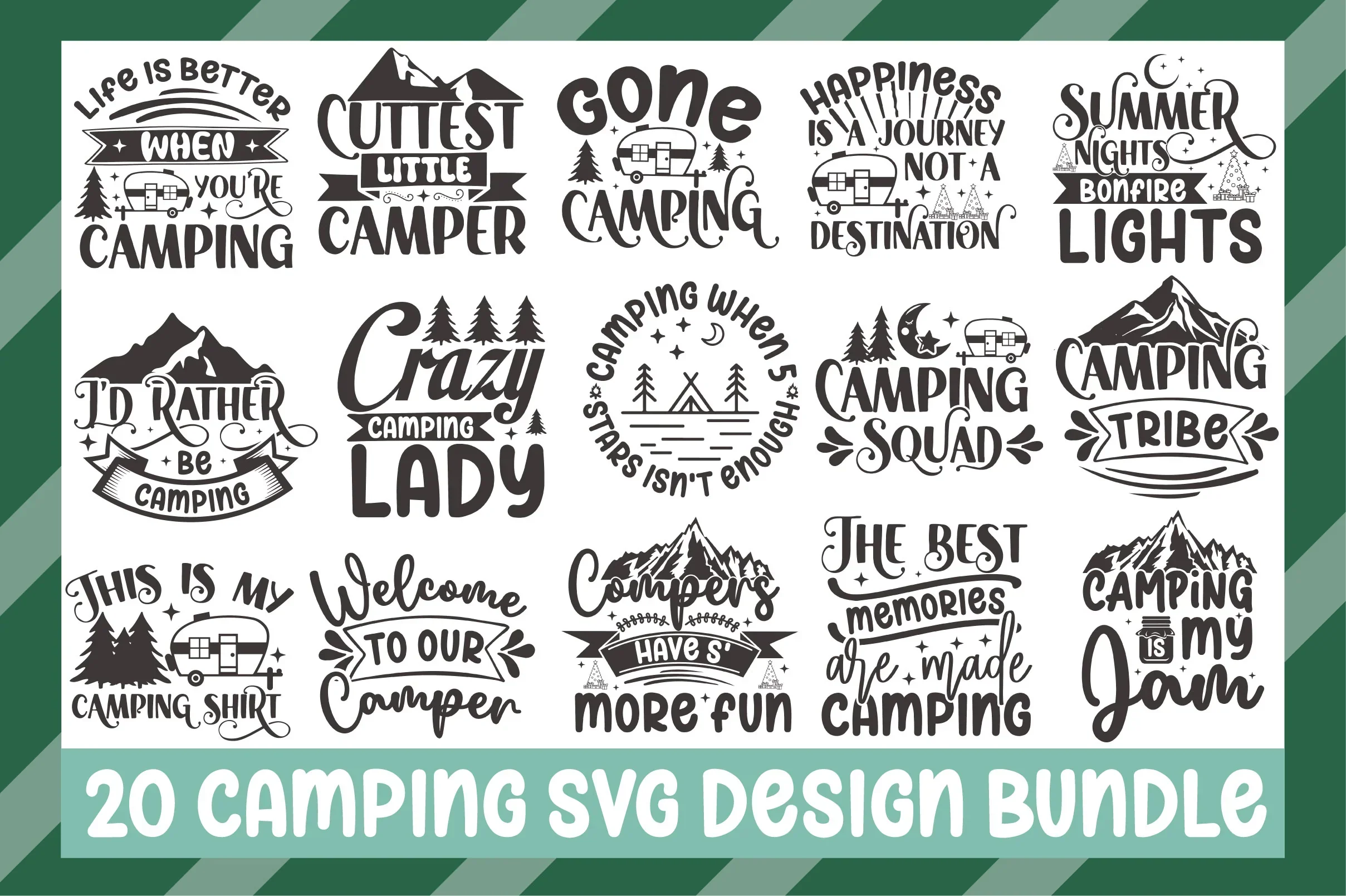 Camping SVG Bundle