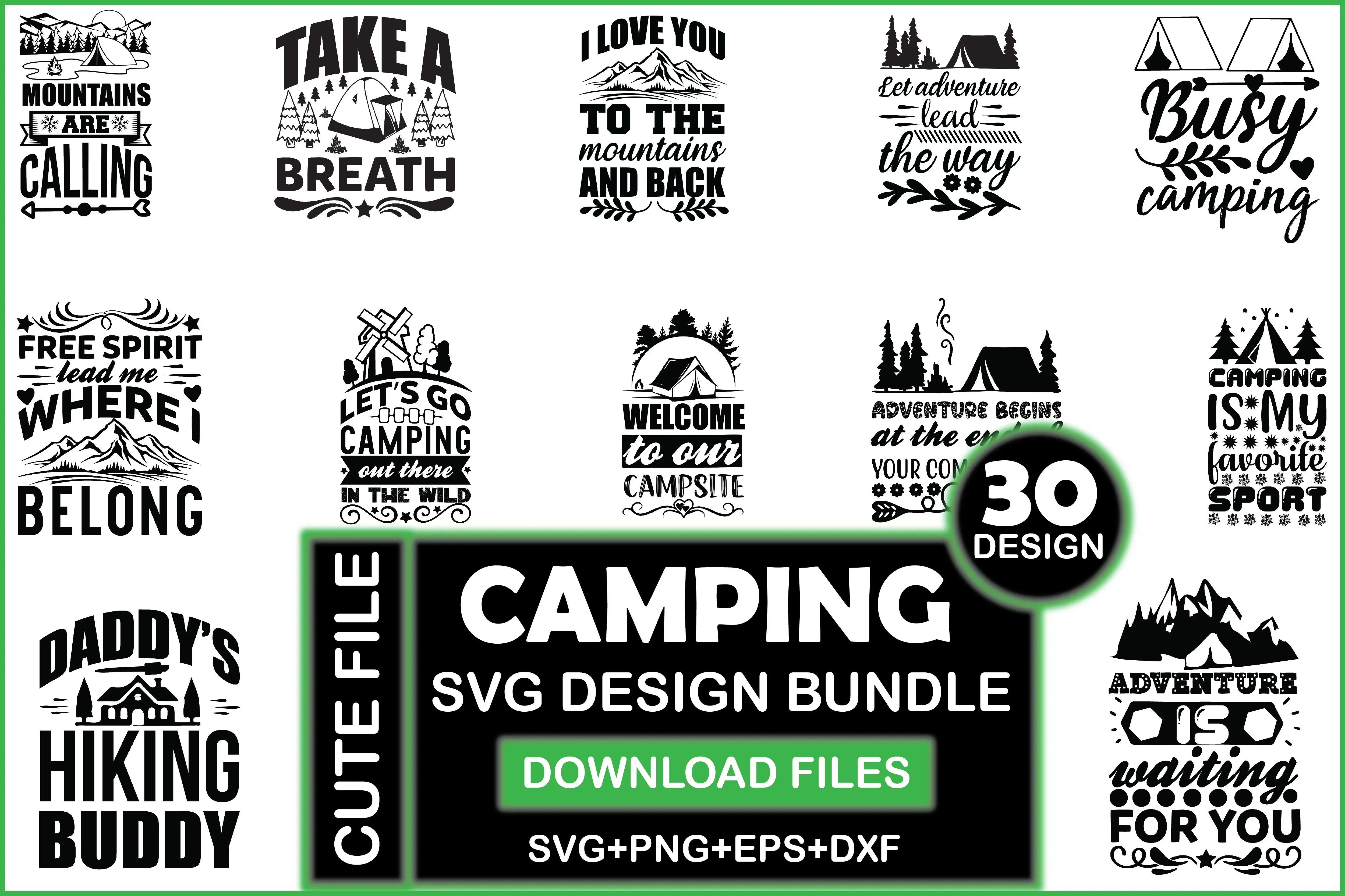 Camping SVG Bundle
