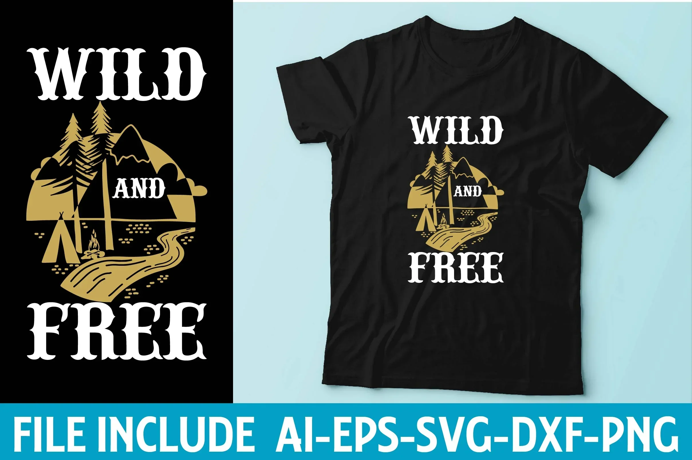 Camping T-Shirt Bundle - Image 5