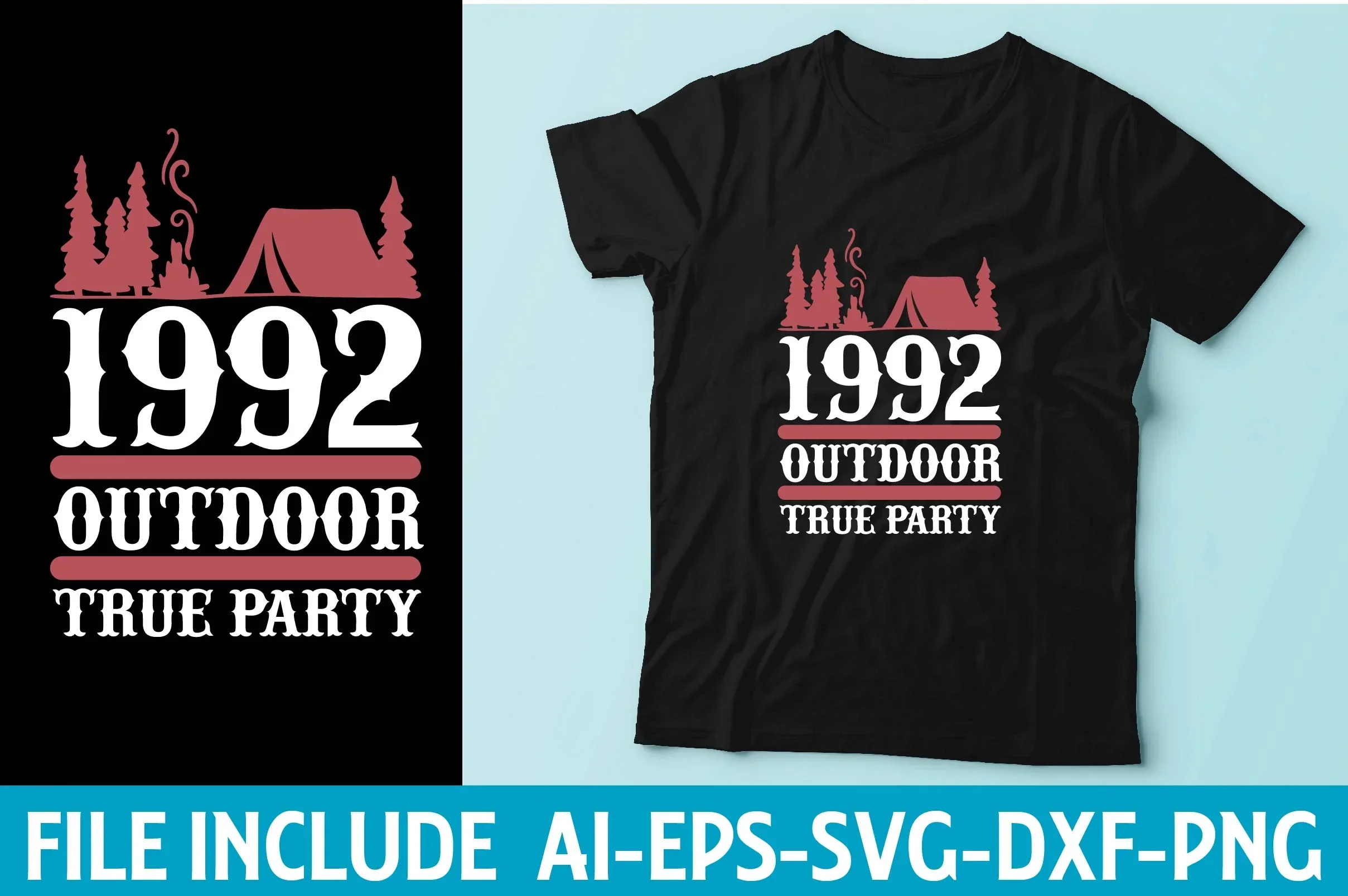 Camping T-Shirt Bundle - Image 5