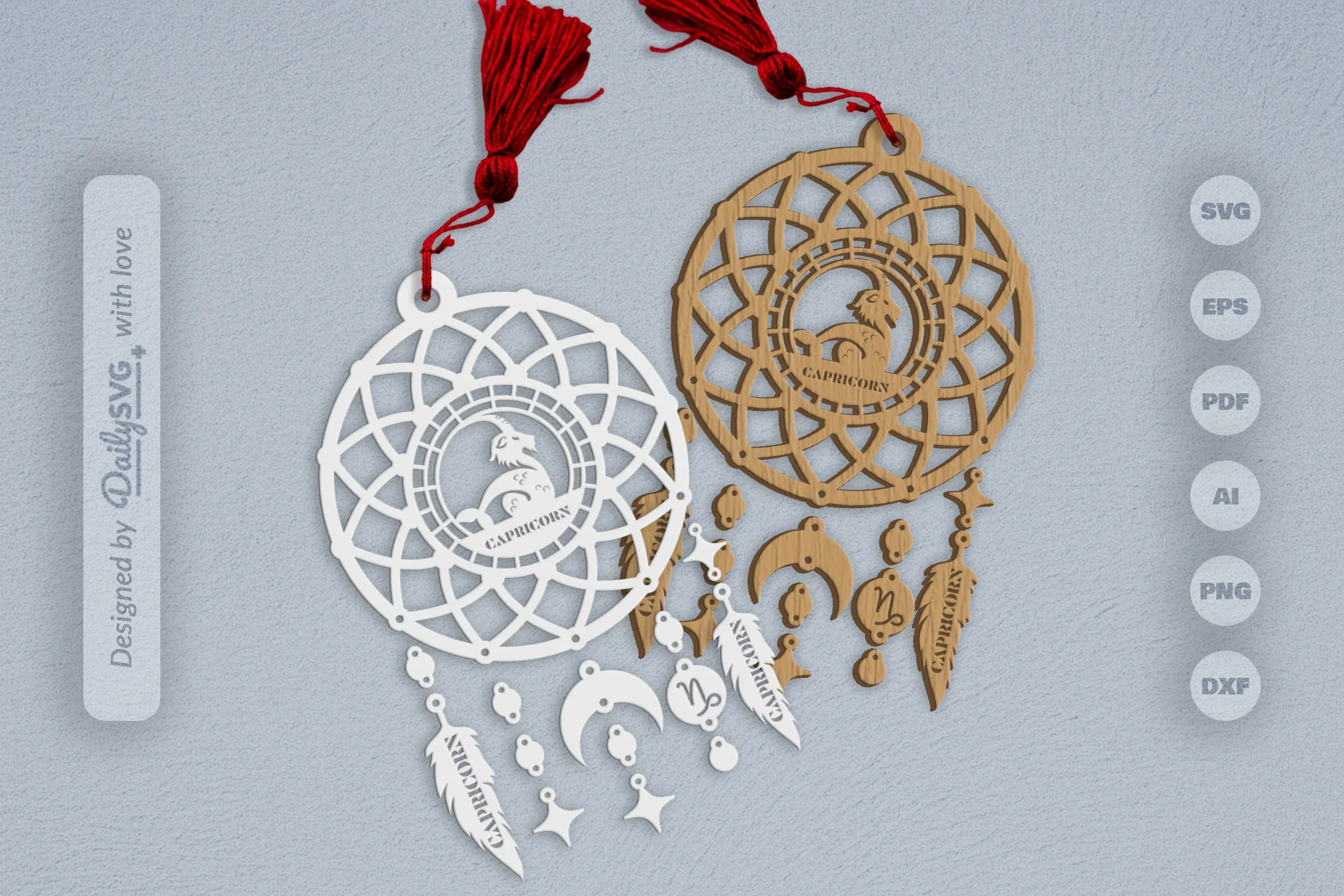 Cancer Dream Catcher Set SVG Bundle