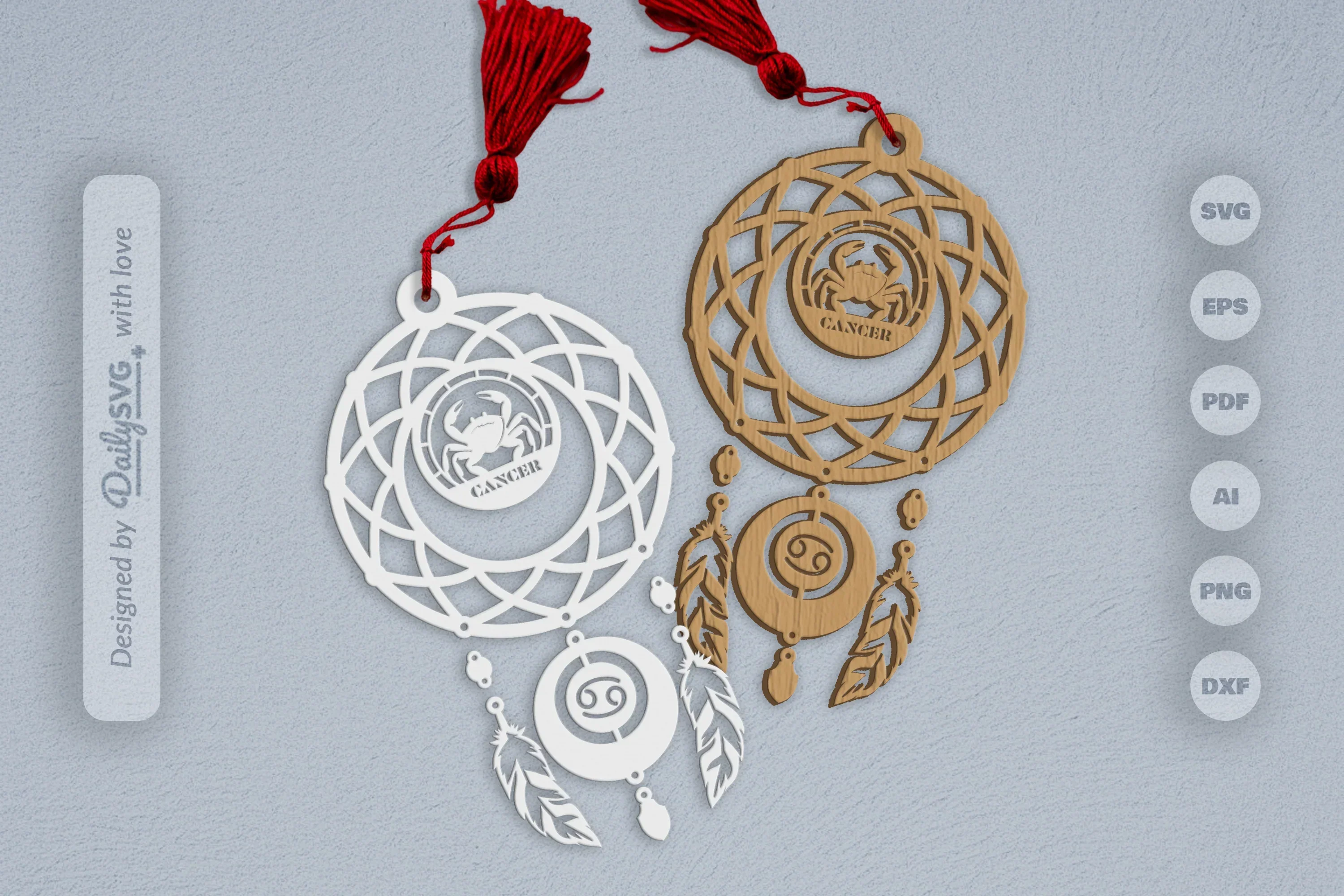 Cancer Dream Catcher Set SVG Bundle
