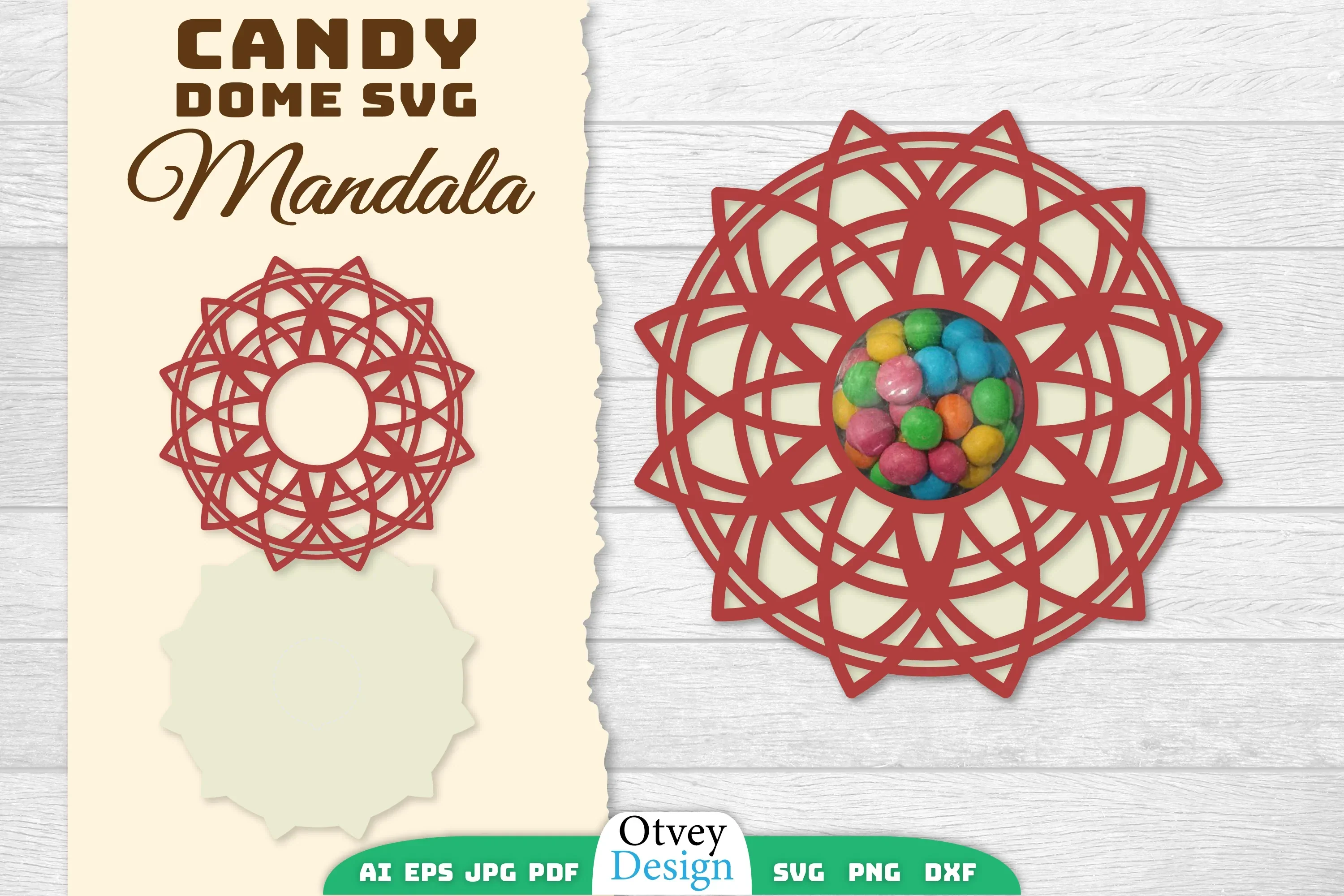 Candy Dome Mandala SVG Bundle