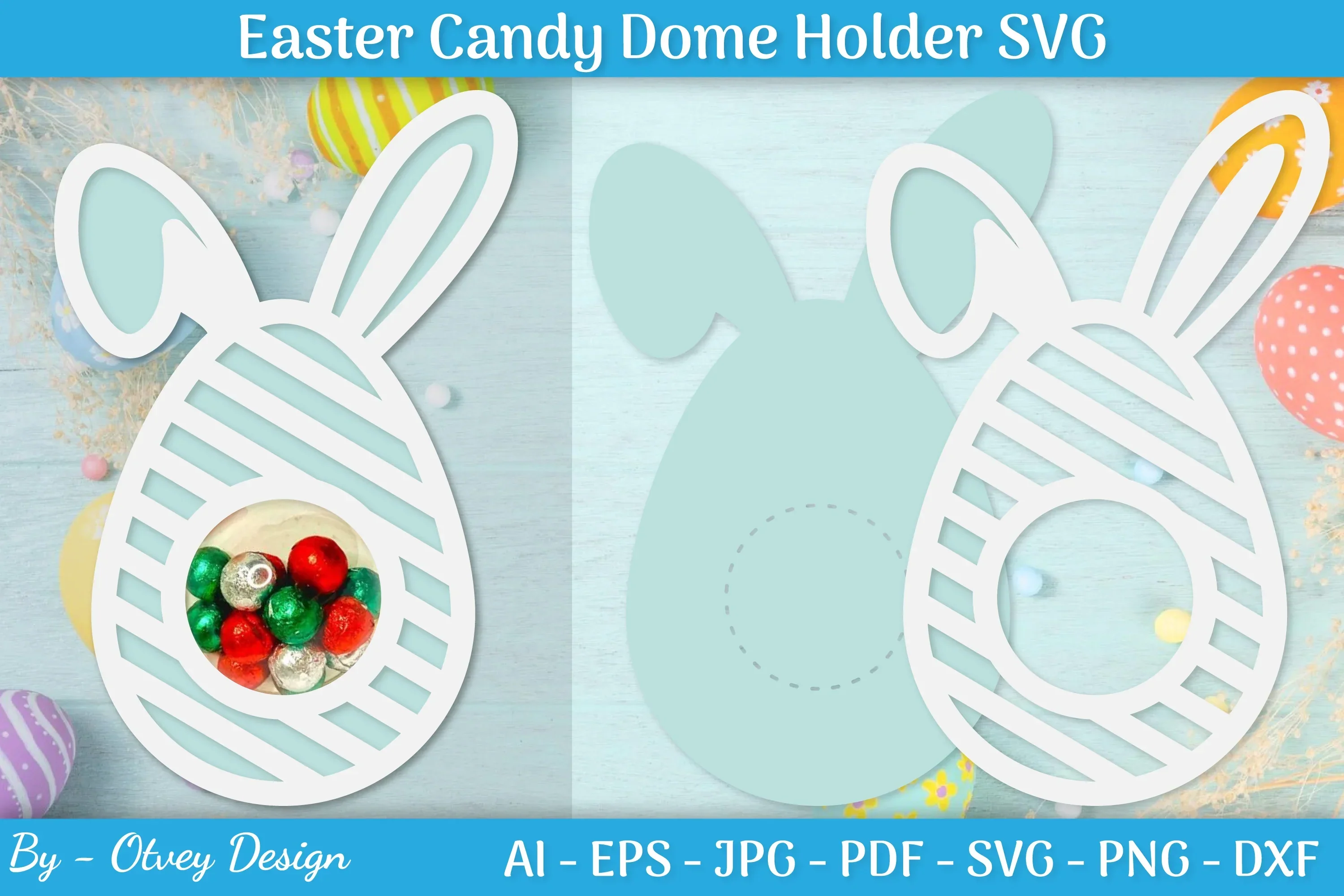 Candy Holder Easter Egg SVG Bundle