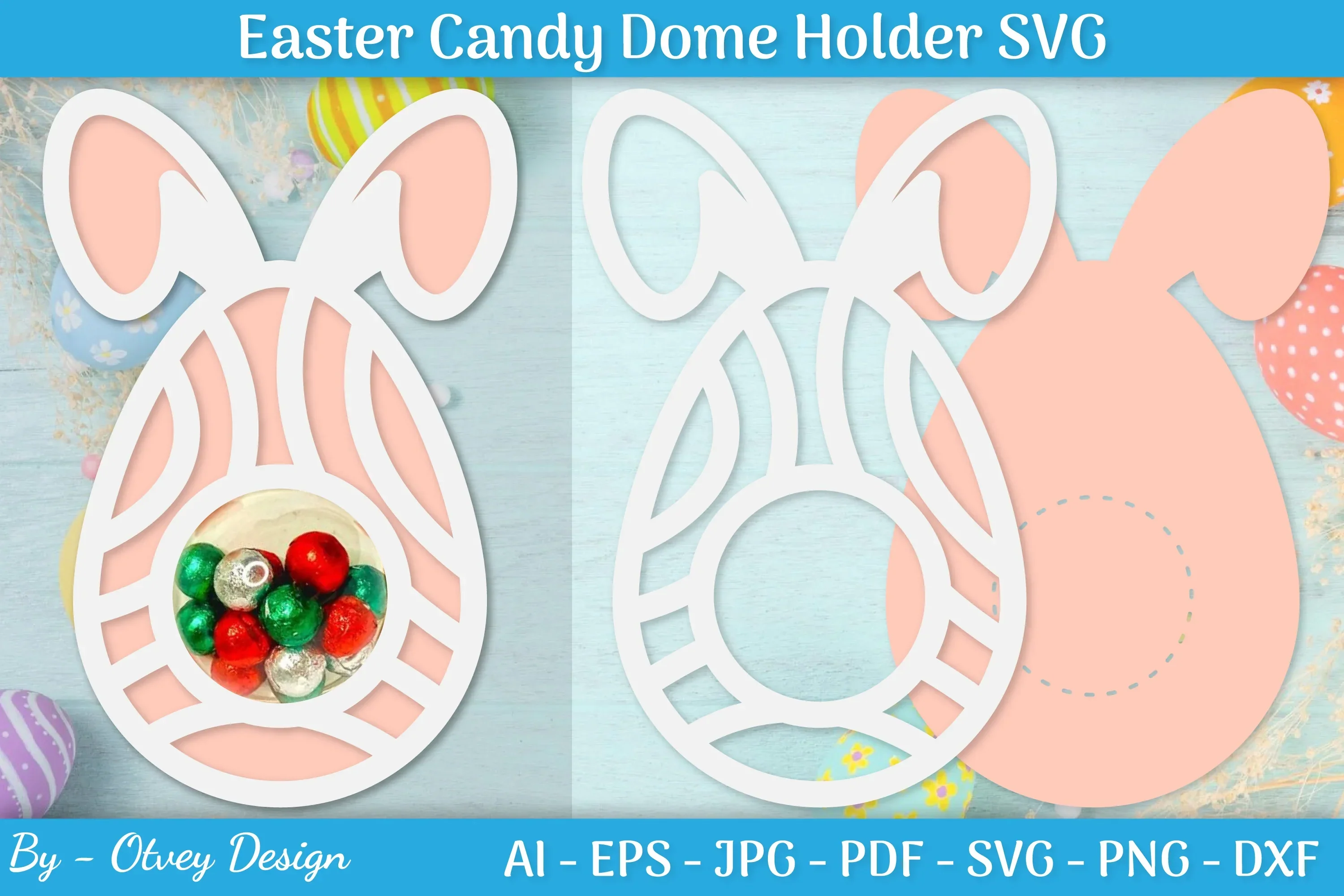 Candy Holder Easter Egg SVG Bundle