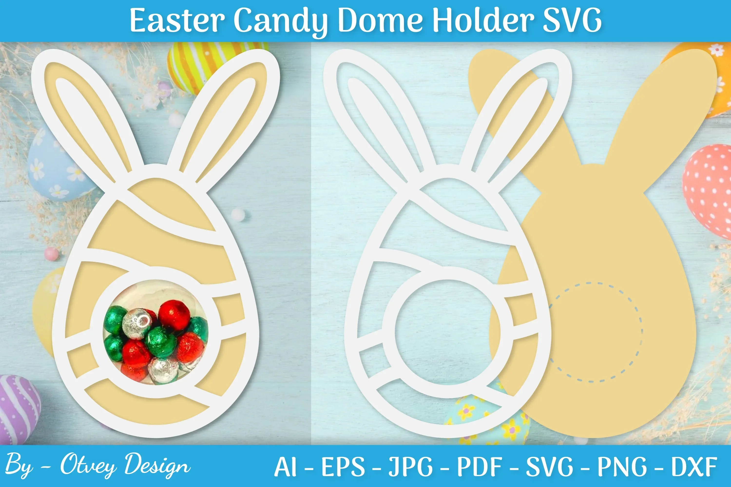 Candy Holder Easter Egg SVG Bundle
