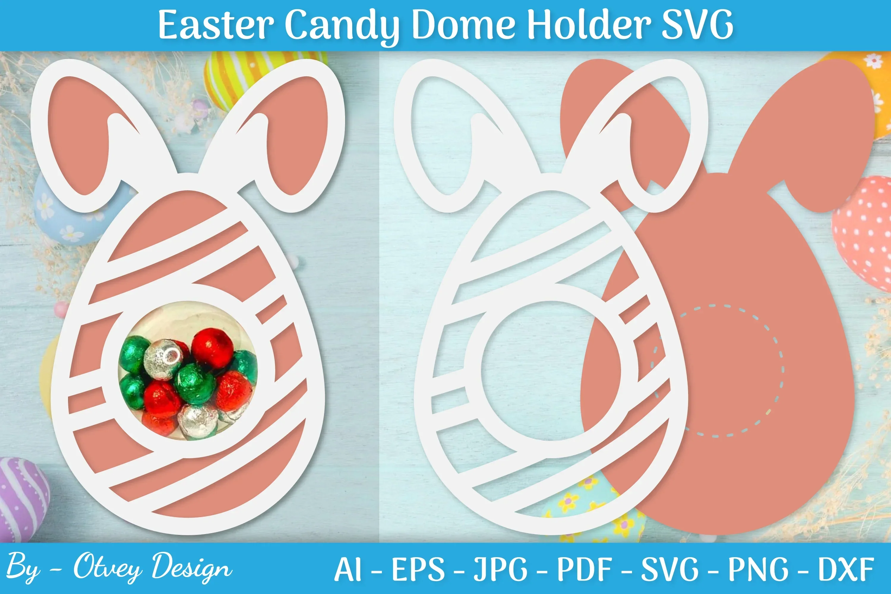 Candy Holder Easter Egg SVG Bundle