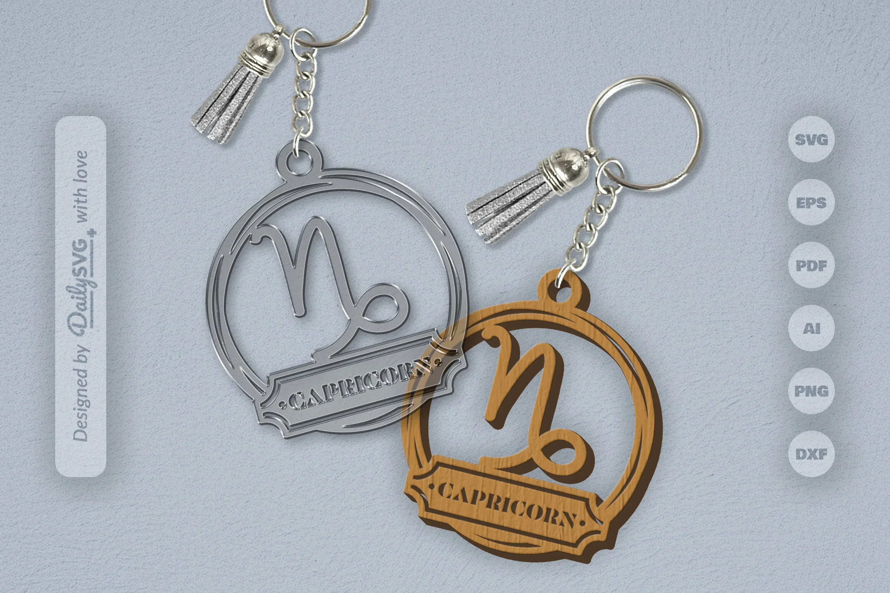 Capricorn Zodiac Sign SVG Bundle