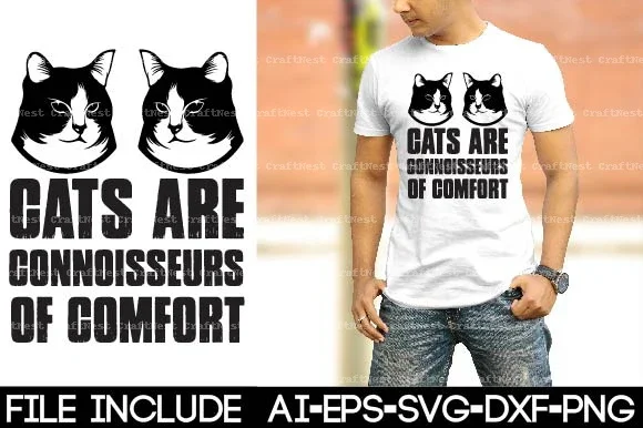 Cat Shirt SVG Bundle - Image 2