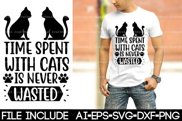 Cat Shirt SVG Bundle - Image 3