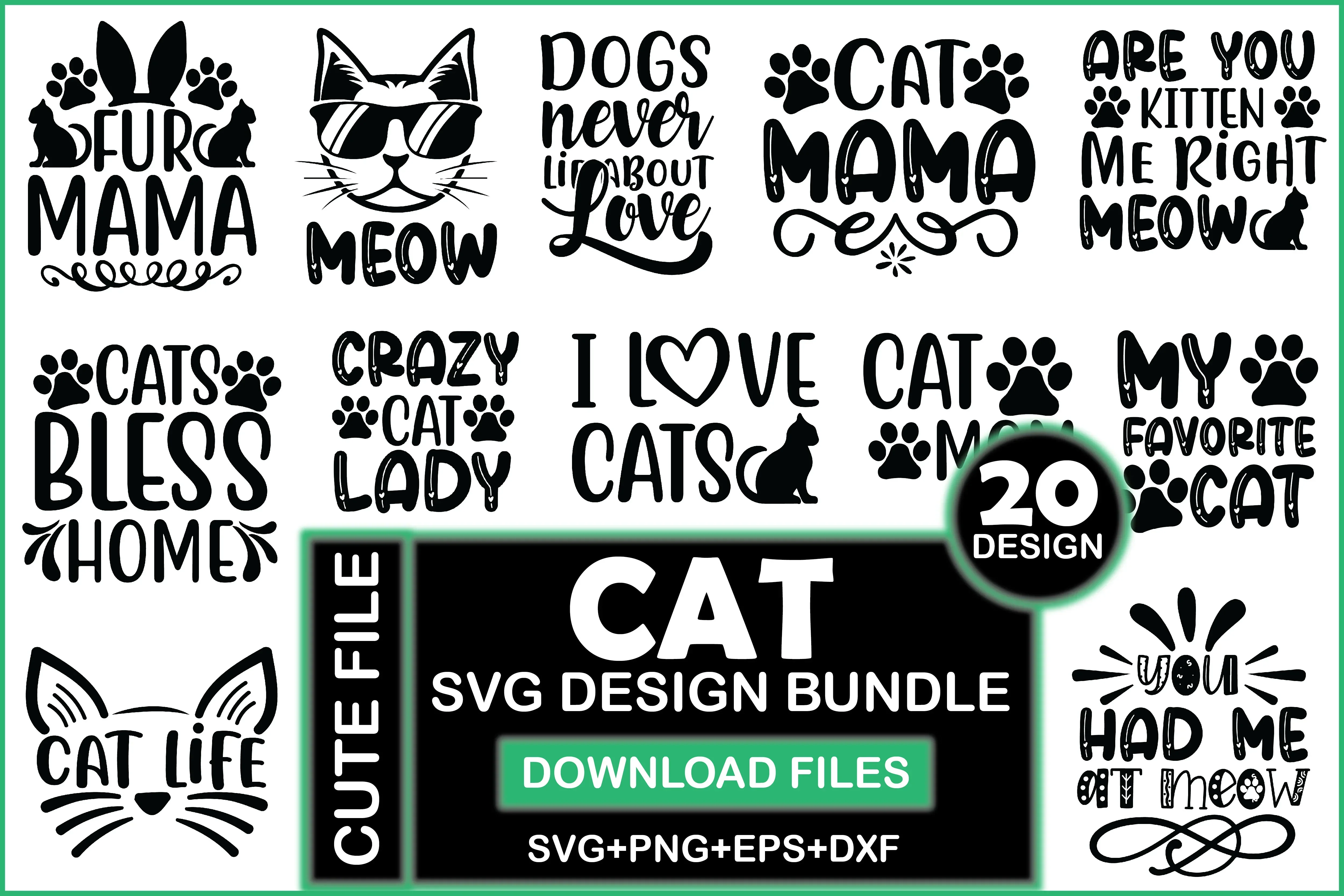 Cat SVG Bundle